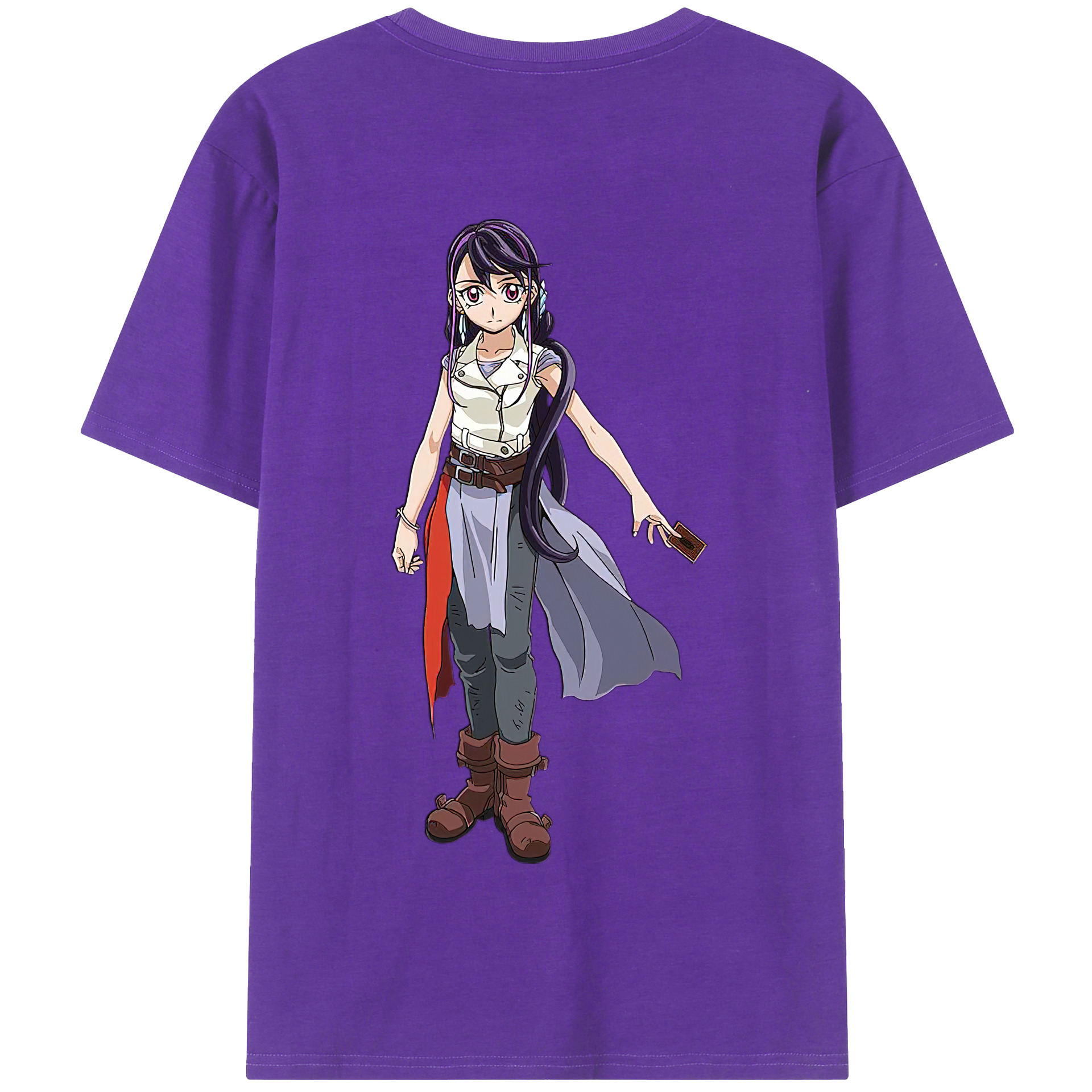 （画像用） 遊☆戯☆王 Yu-Gi-Oh! 綿100％半袖Tシャツ（背面プリント）