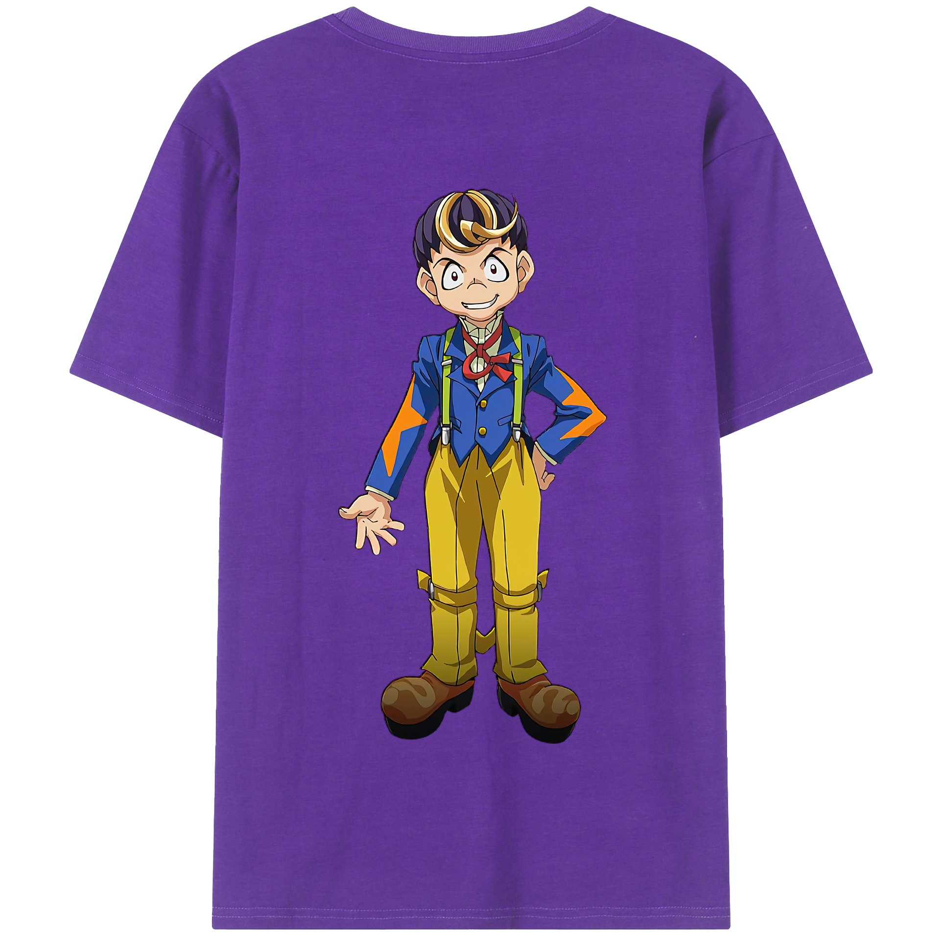 （画像用） 遊☆戯☆王 Yu-Gi-Oh! 綿100％半袖Tシャツ（背面プリント）
