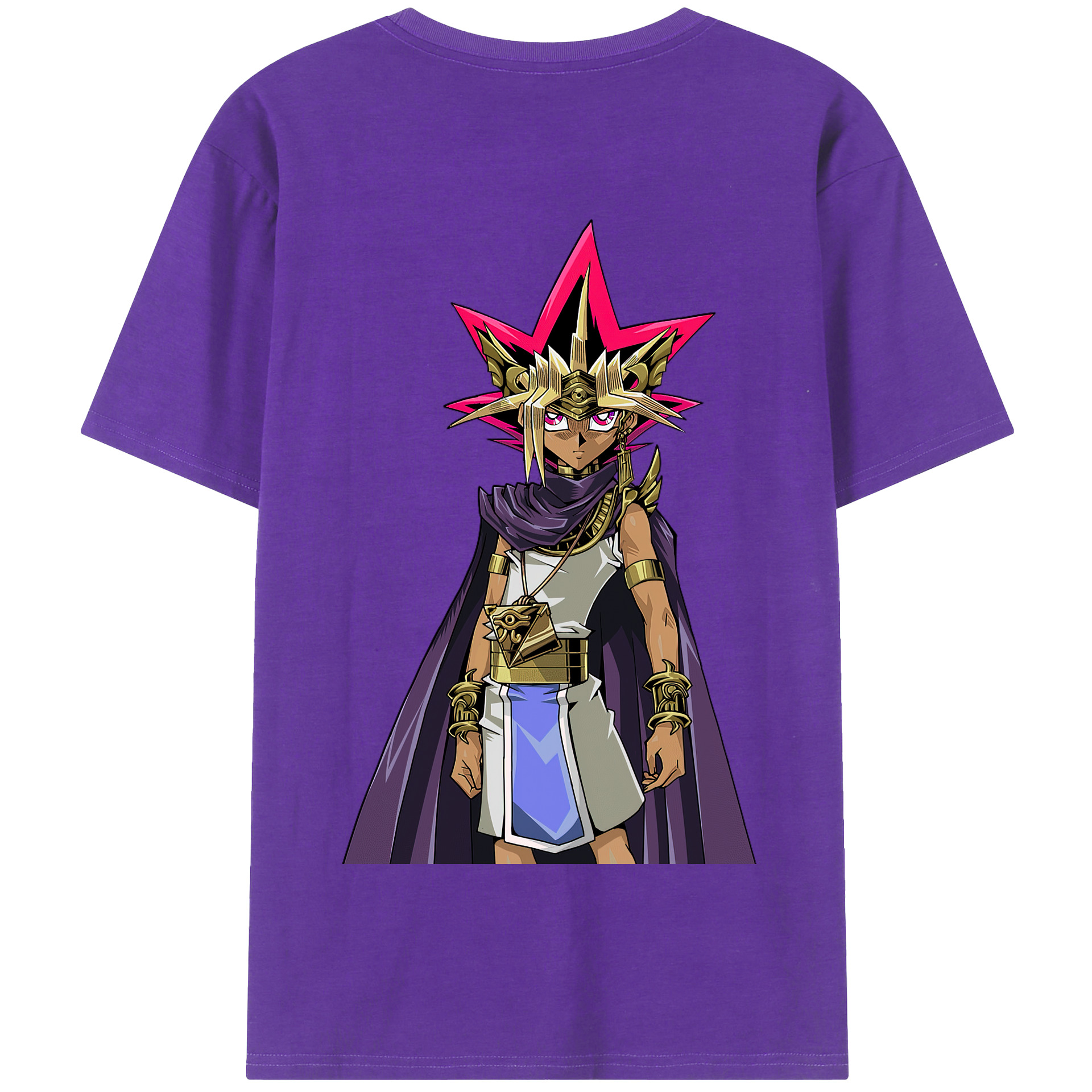 （画像用） 遊☆戯☆王 Yu-Gi-Oh! 綿100％半袖Tシャツ（背面プリント）