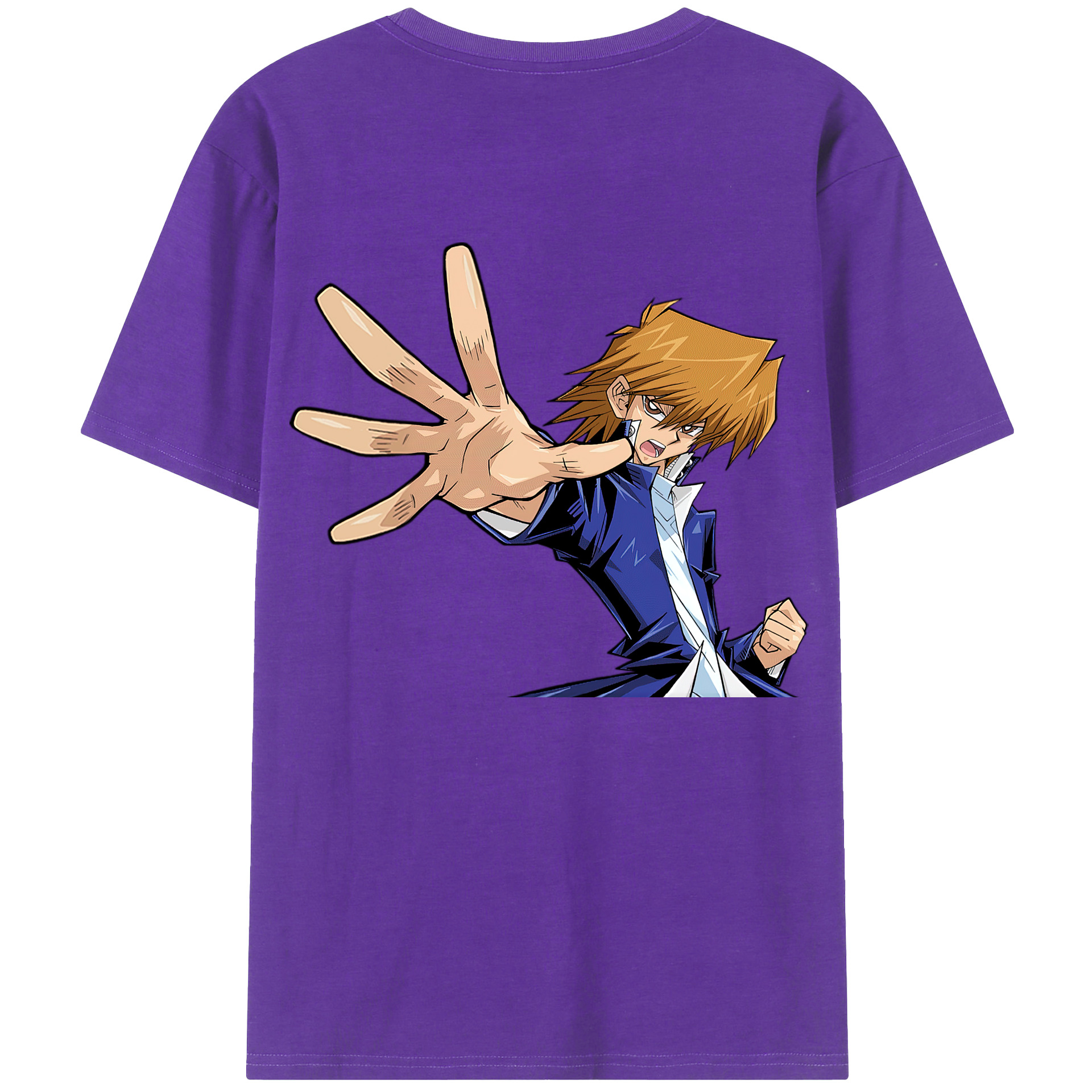 （画像用） 遊☆戯☆王 Yu-Gi-Oh! 綿100％半袖Tシャツ（背面プリント）