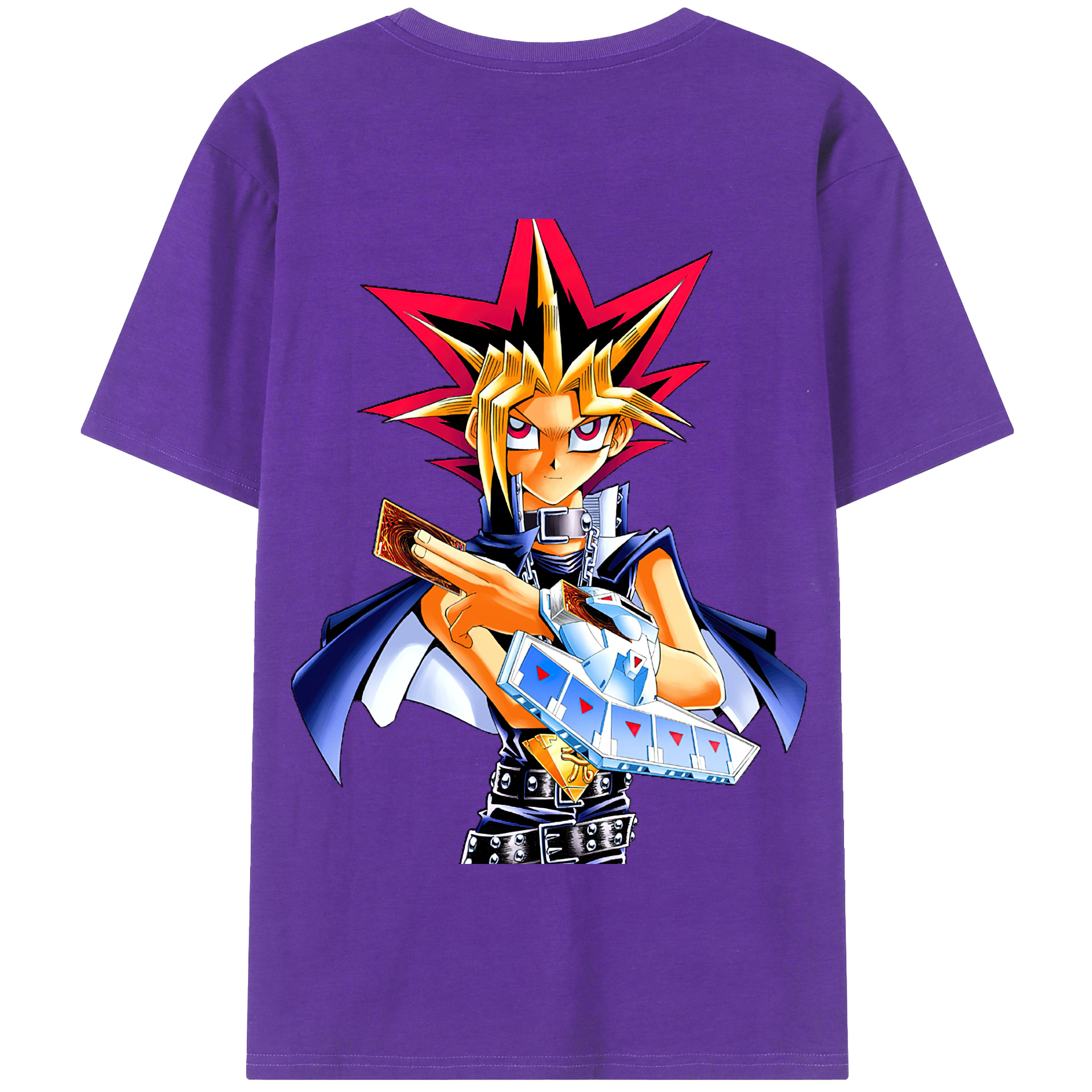 （画像用） 遊☆戯☆王 Yu-Gi-Oh! 綿100％半袖Tシャツ（背面プリント）