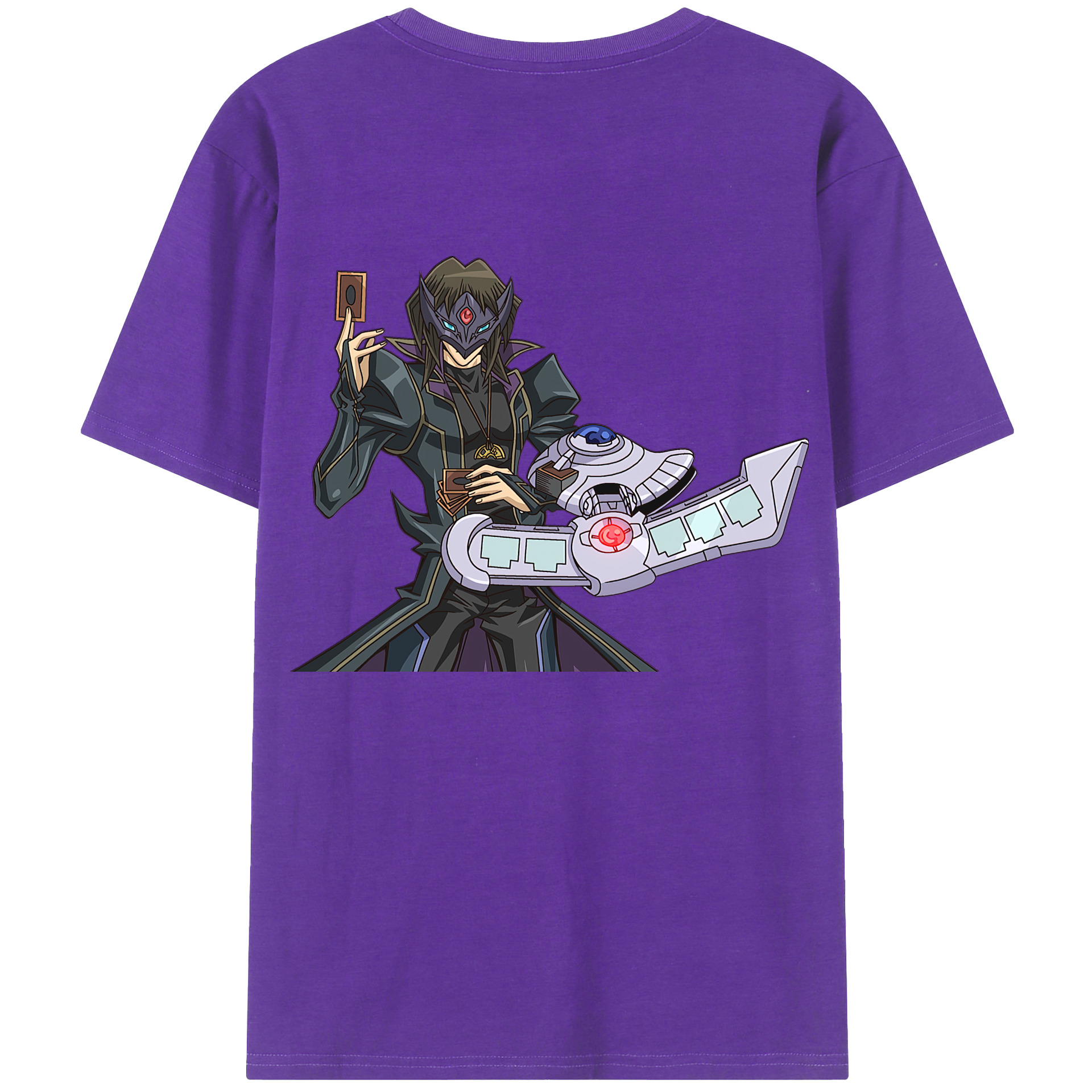 （画像用） 遊☆戯☆王 Yu-Gi-Oh! 綿100％半袖Tシャツ（背面プリント）