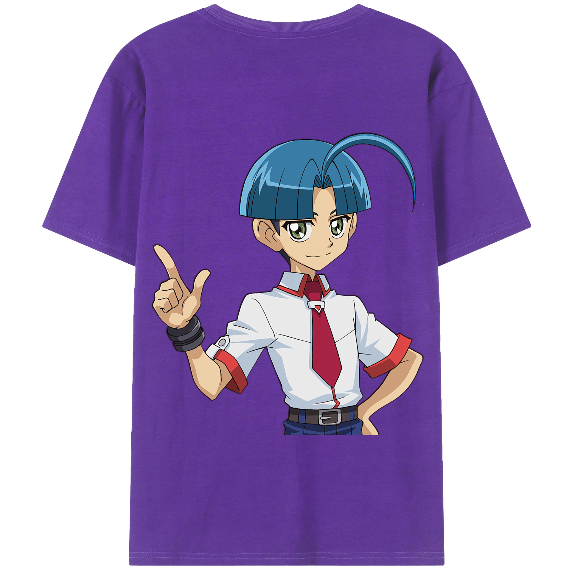 （画像用） 遊☆戯☆王 Yu-Gi-Oh! 綿100％半袖Tシャツ（背面プリント）