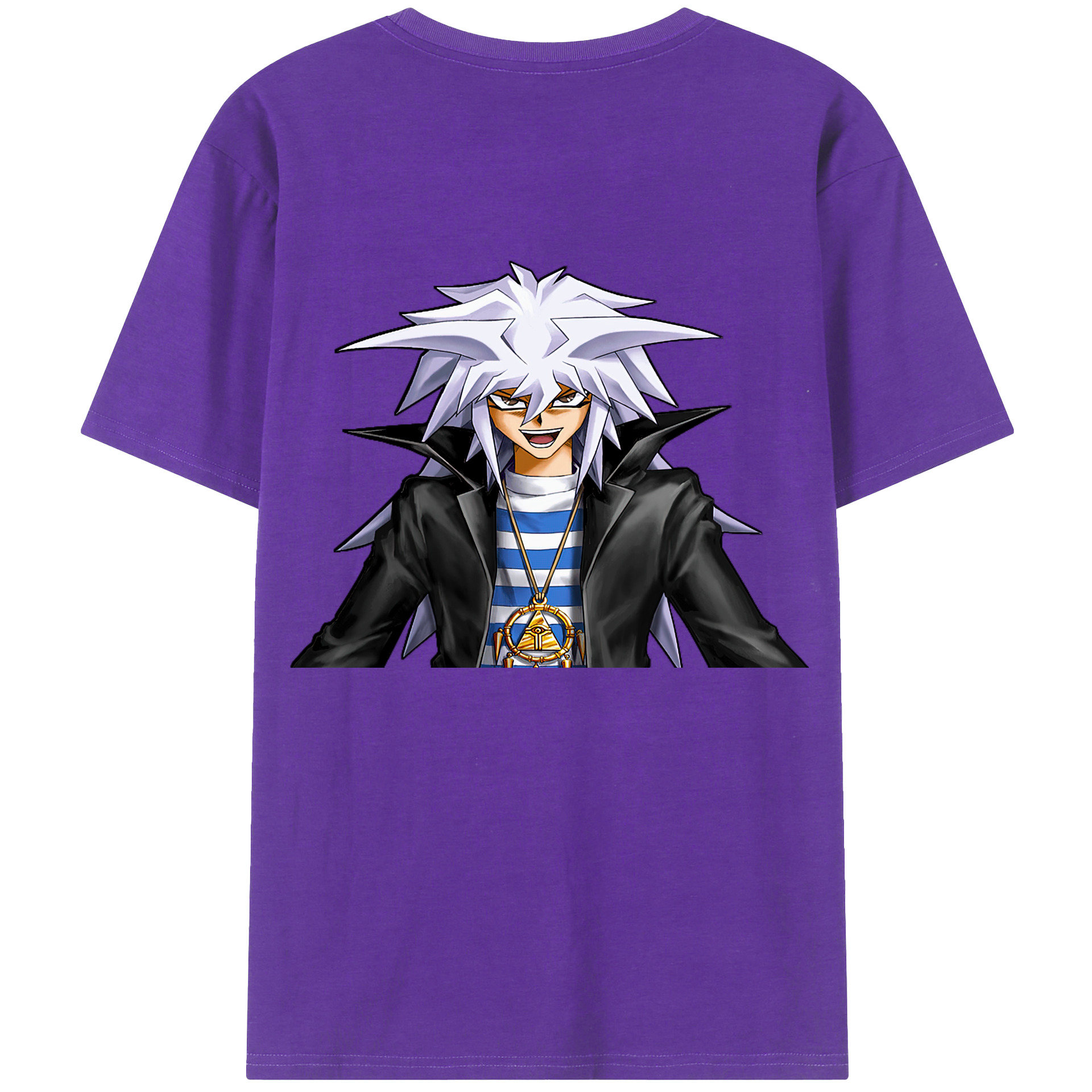 （画像用） 遊☆戯☆王 Yu-Gi-Oh! 綿100％半袖Tシャツ（背面プリント）