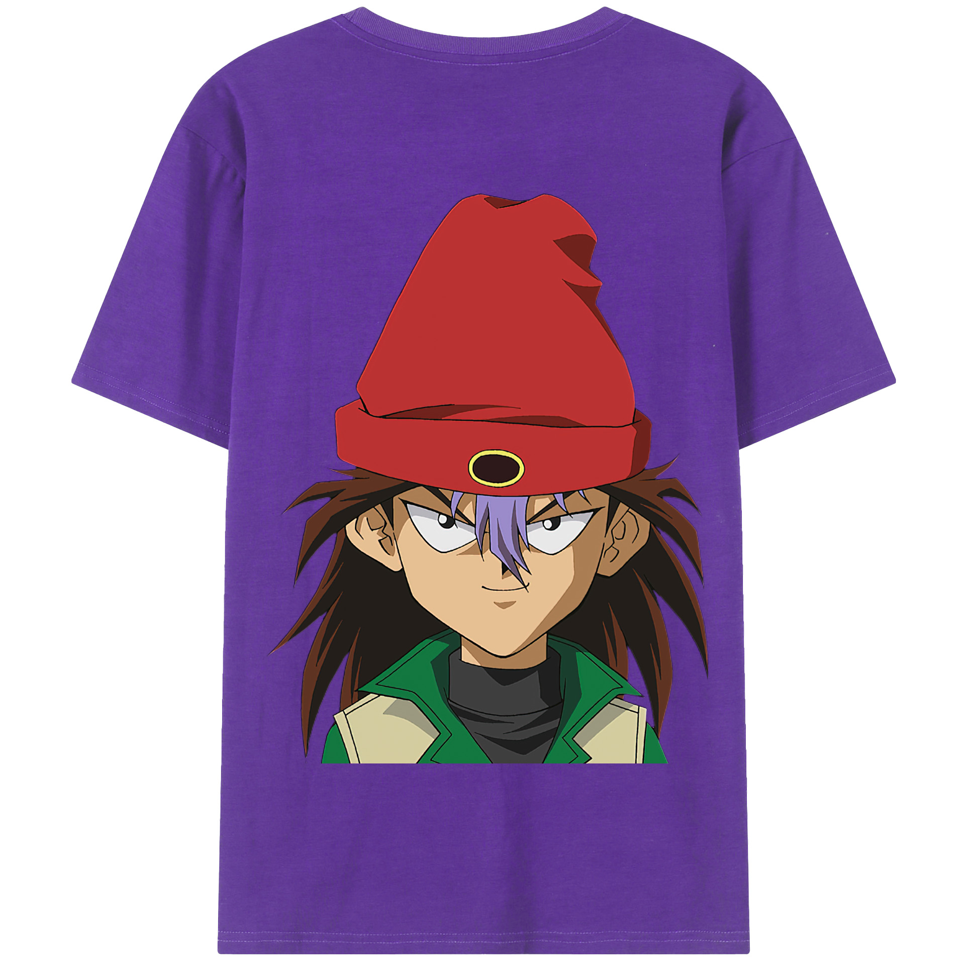 （画像用） 遊☆戯☆王 Yu-Gi-Oh! 綿100％半袖Tシャツ（背面プリント）