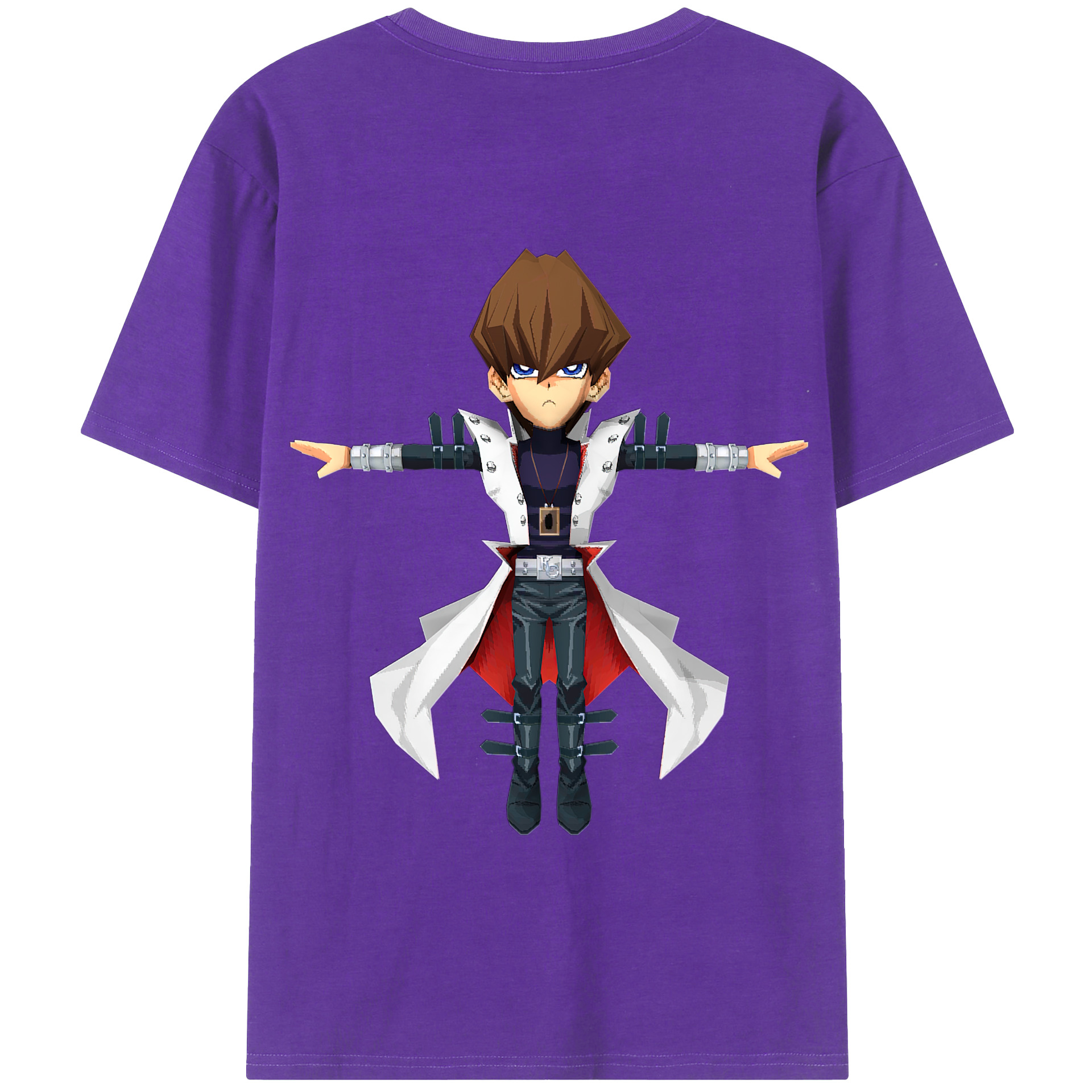 （画像用） 遊☆戯☆王 Yu-Gi-Oh! 綿100％半袖Tシャツ（背面プリント）