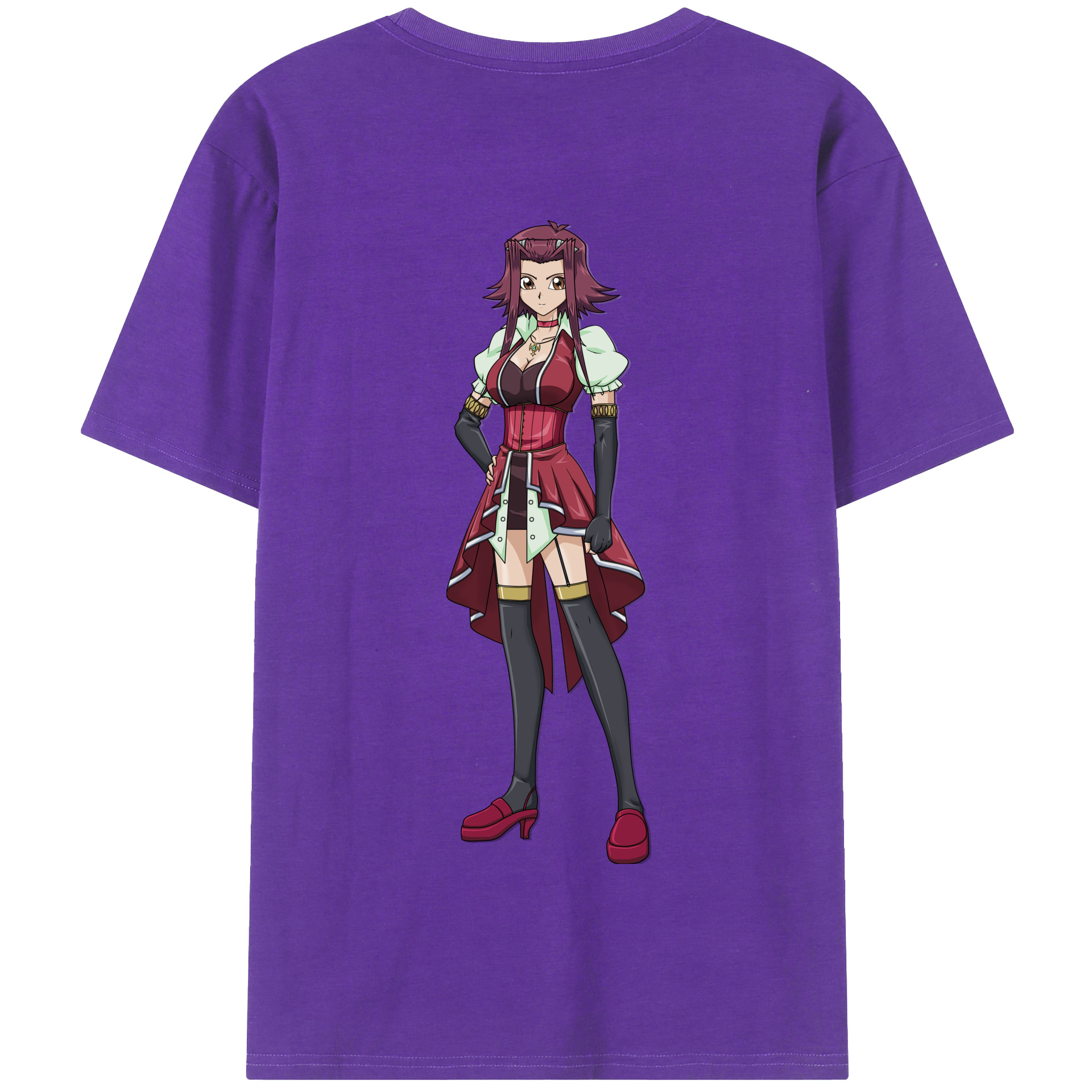 （画像用） 遊☆戯☆王 Yu-Gi-Oh! 綿100％半袖Tシャツ（背面プリント）