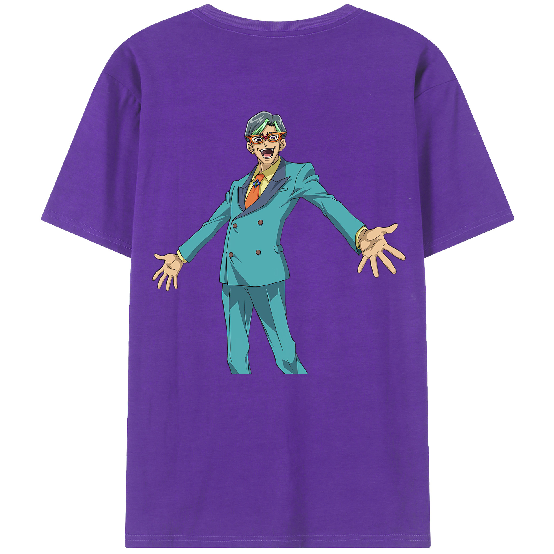 （画像用） 遊☆戯☆王 Yu-Gi-Oh! 綿100％半袖Tシャツ（背面プリント）