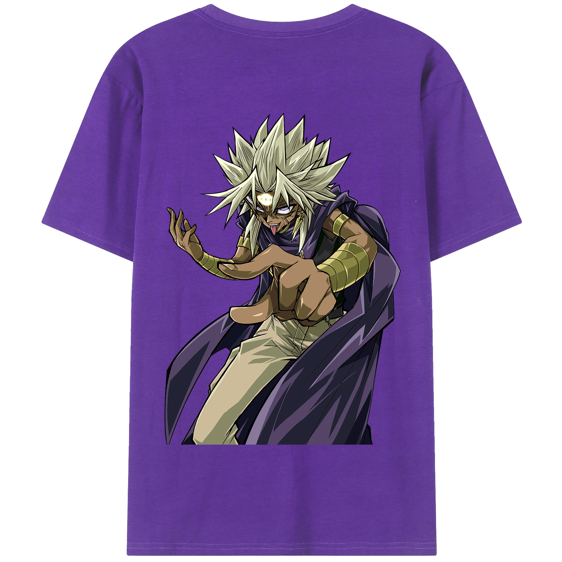 （画像用） 遊☆戯☆王 Yu-Gi-Oh! 綿100％半袖Tシャツ（背面プリント）