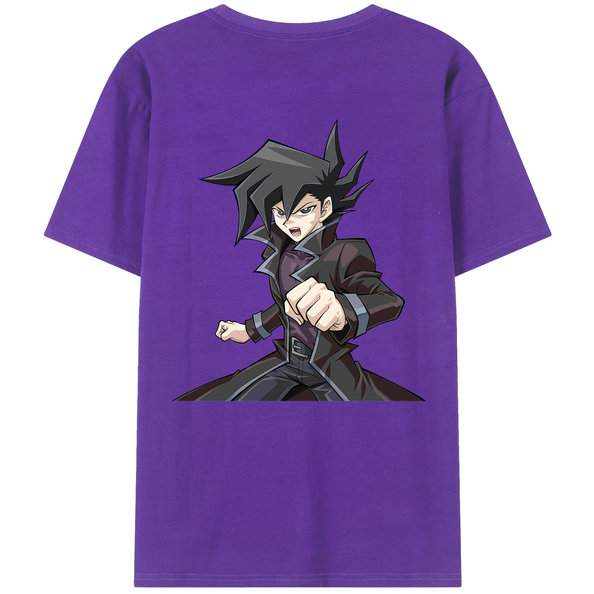 （画像用） 遊☆戯☆王 Yu-Gi-Oh! 綿100％半袖Tシャツ（背面プリント）