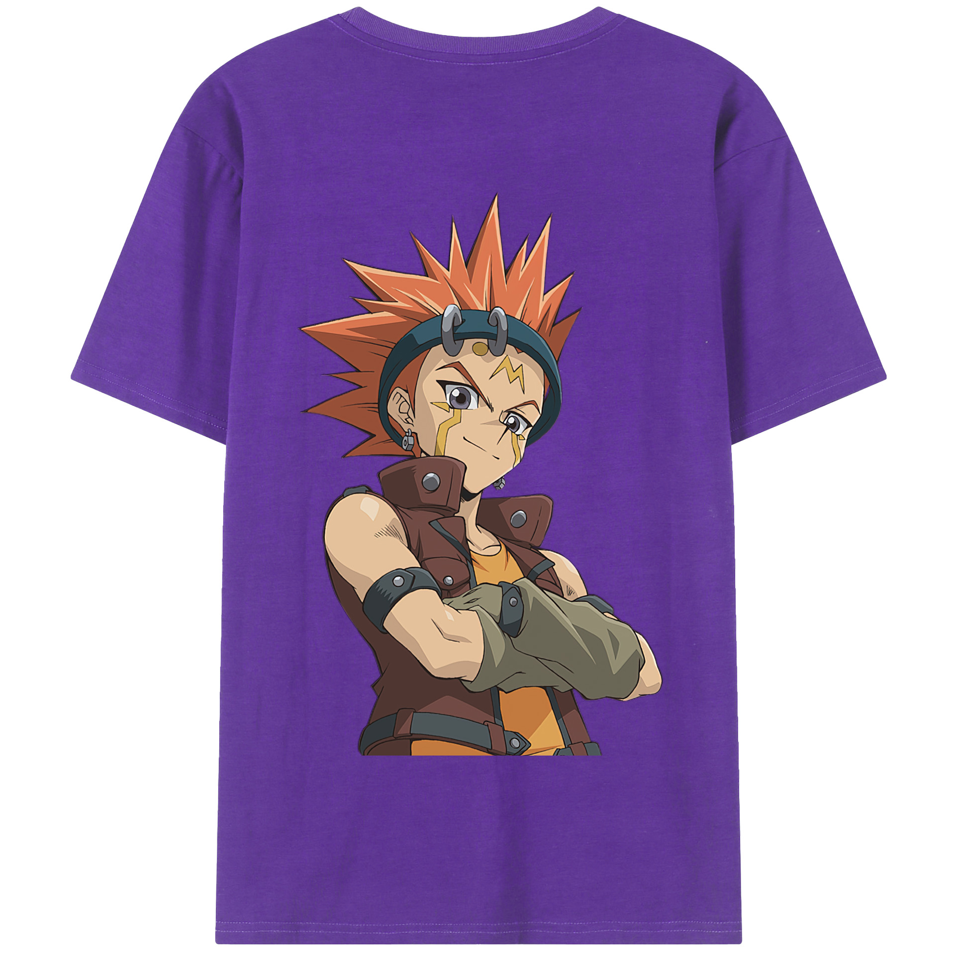 （画像用） 遊☆戯☆王 Yu-Gi-Oh! 綿100％半袖Tシャツ（背面プリント）