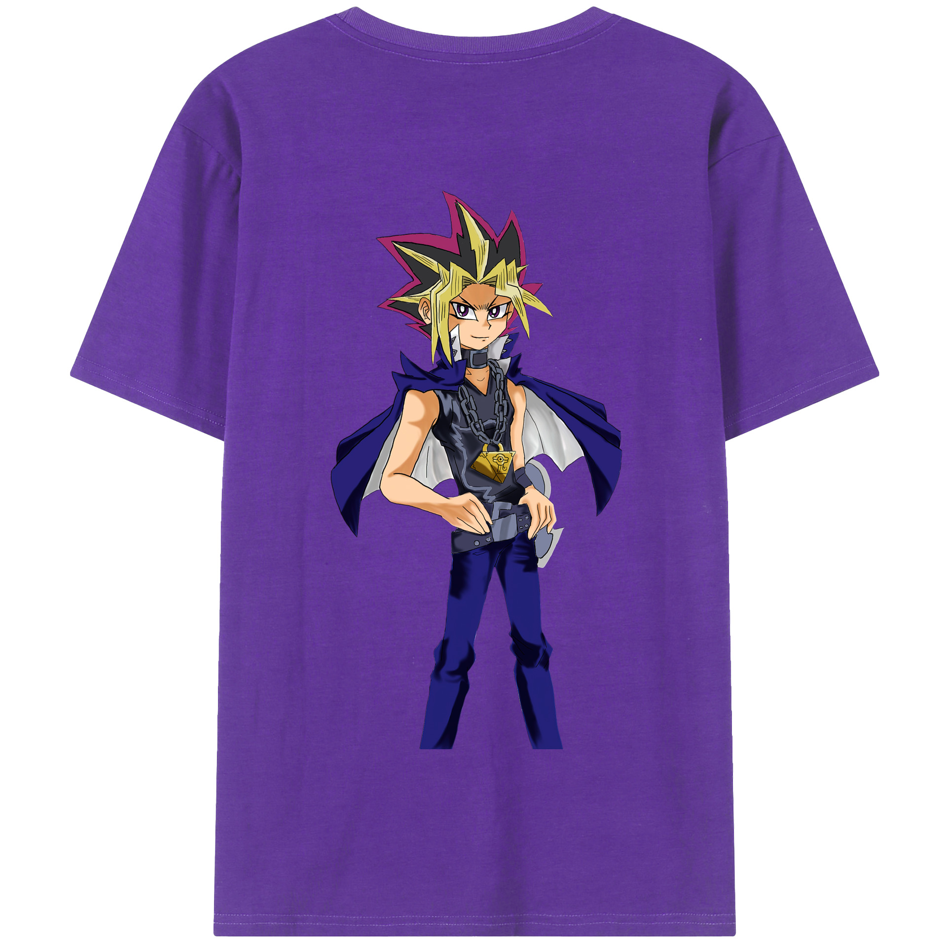 （画像用） 遊☆戯☆王 Yu-Gi-Oh! 綿100％半袖Tシャツ（背面プリント）