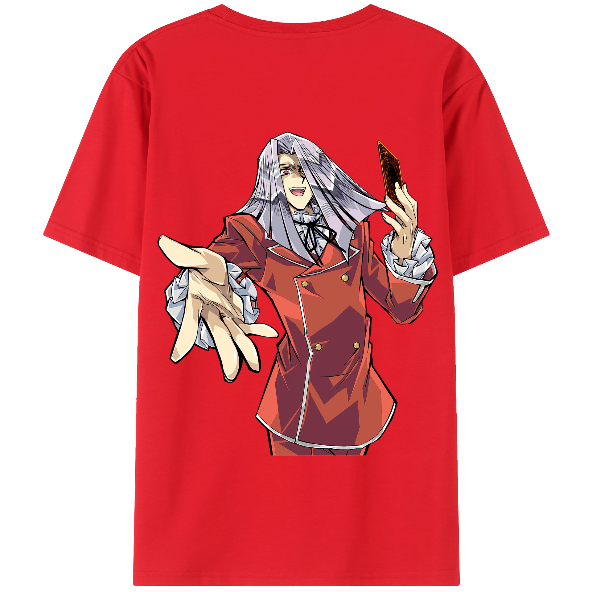 （画像用） 遊☆戯☆王 Yu-Gi-Oh! 綿100％半袖Tシャツ（背面プリント）