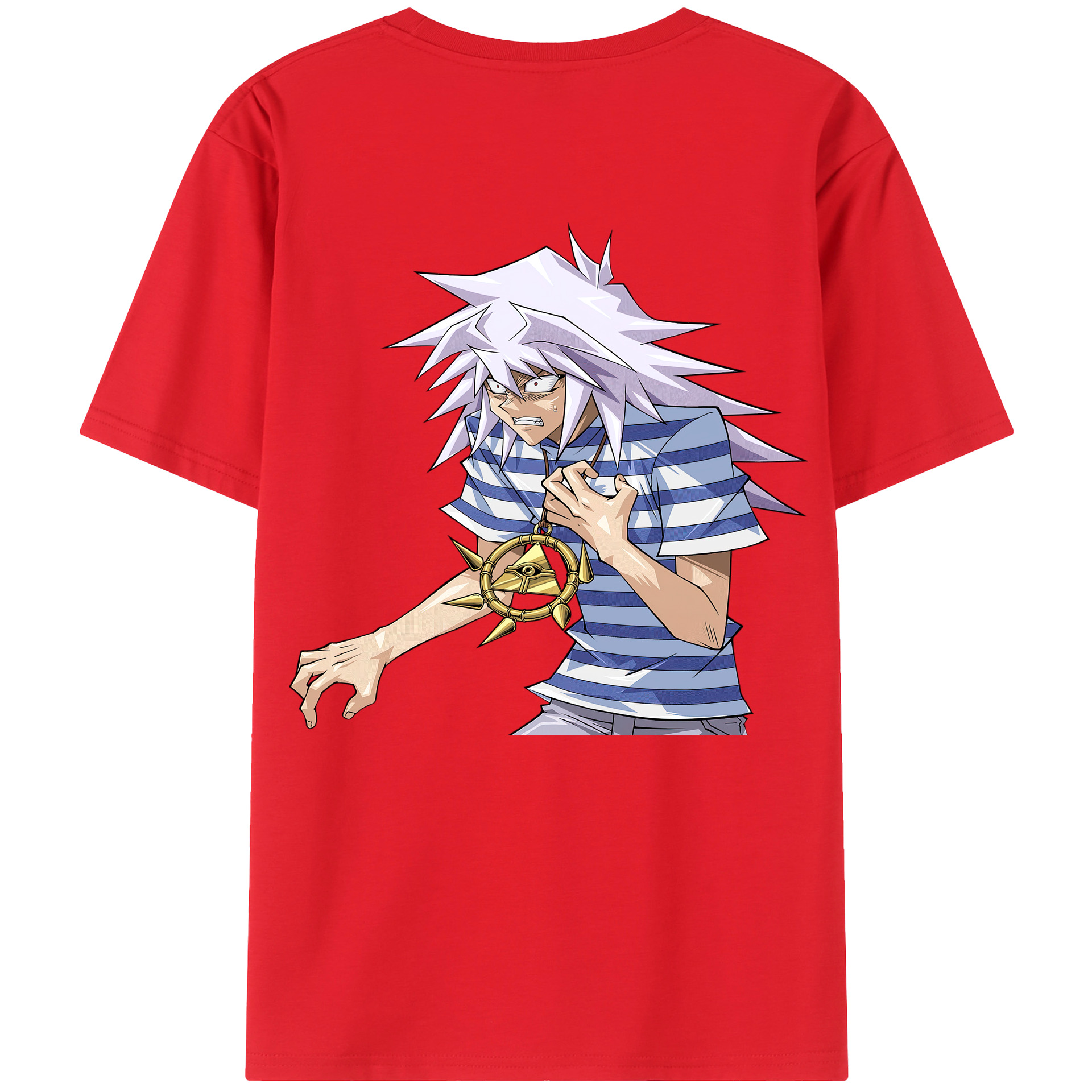 （画像用） 遊☆戯☆王 Yu-Gi-Oh! 綿100％半袖Tシャツ（背面プリント）