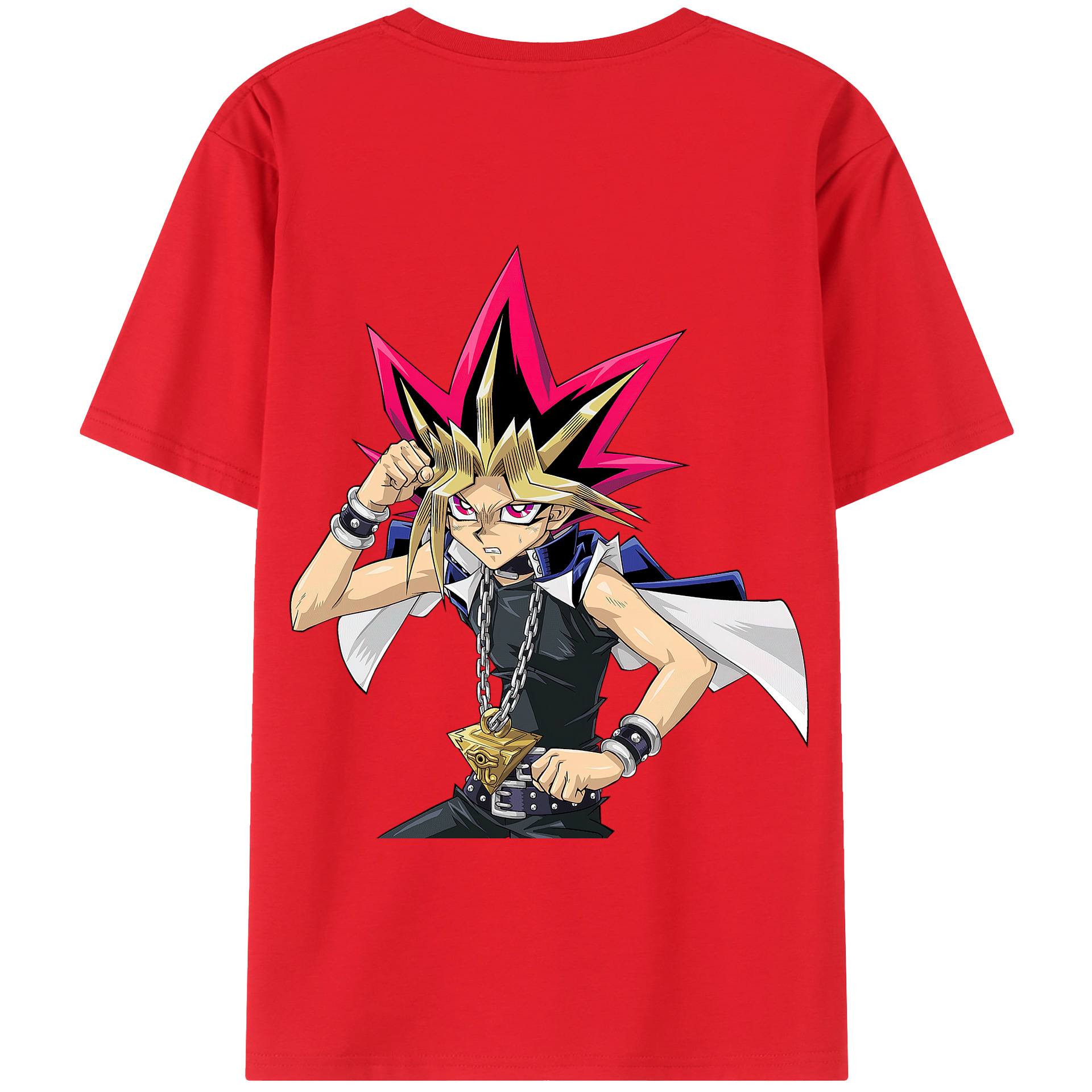 （画像用） 遊☆戯☆王 Yu-Gi-Oh! 綿100％半袖Tシャツ（背面プリント）