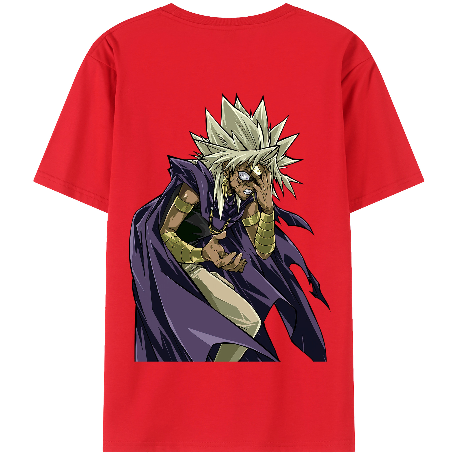 （画像用） 遊☆戯☆王 Yu-Gi-Oh! 綿100％半袖Tシャツ（背面プリント）