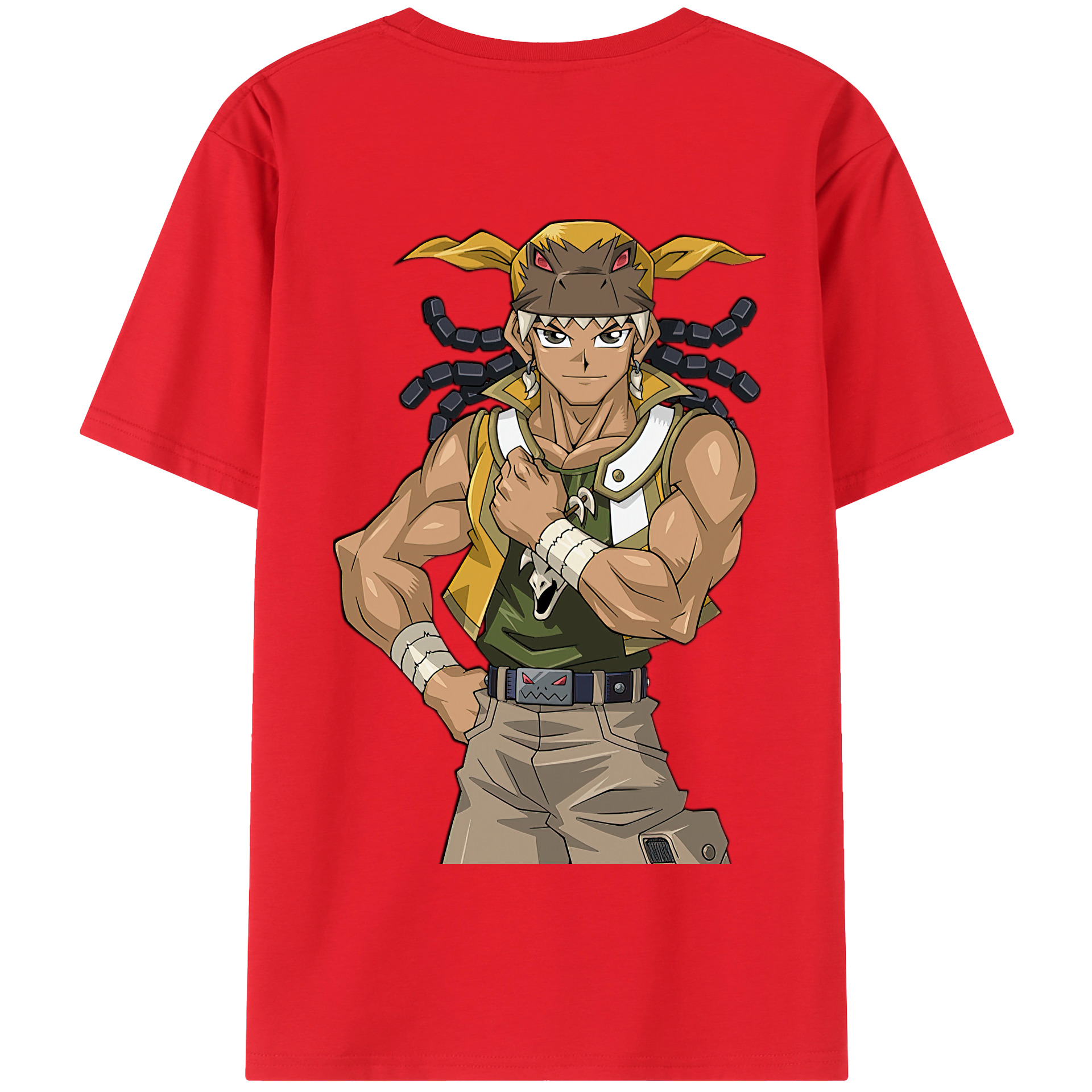 （画像用） 遊☆戯☆王 Yu-Gi-Oh! 綿100％半袖Tシャツ（背面プリント）