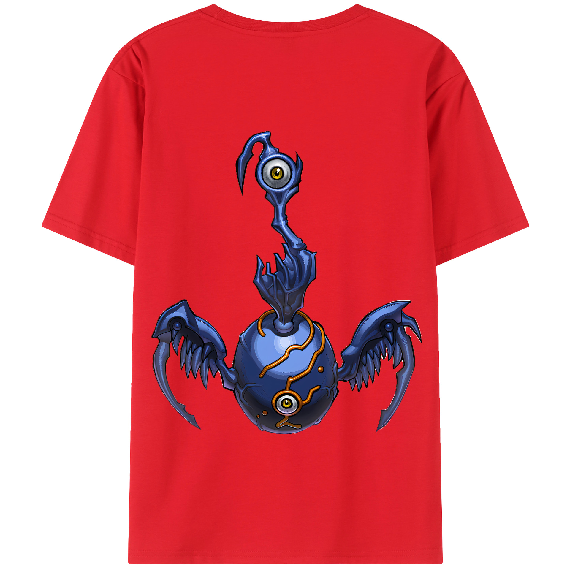 （画像用） 遊☆戯☆王 Yu-Gi-Oh! 綿100％半袖Tシャツ（背面プリント）