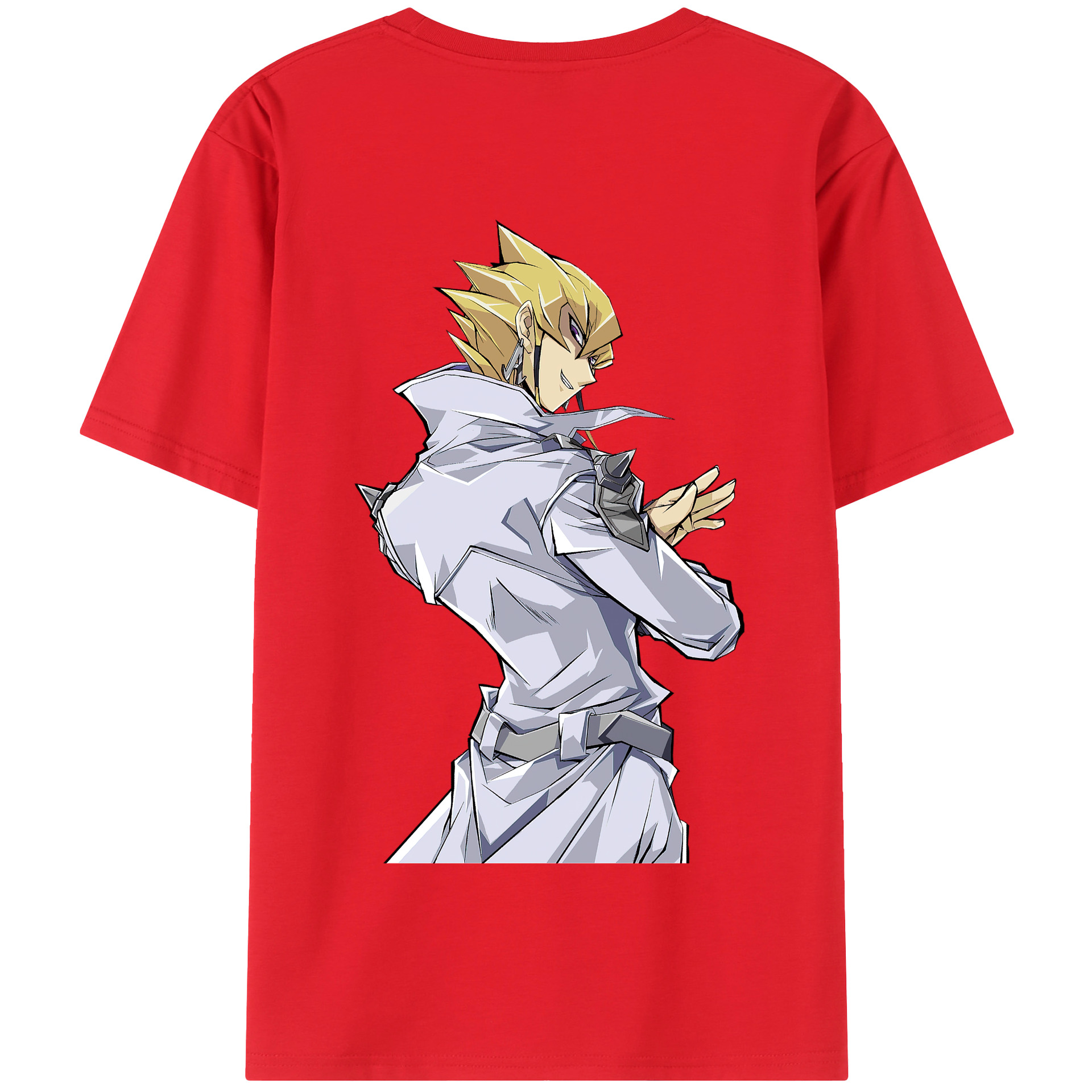 （画像用） 遊☆戯☆王 Yu-Gi-Oh! 綿100％半袖Tシャツ（背面プリント）
