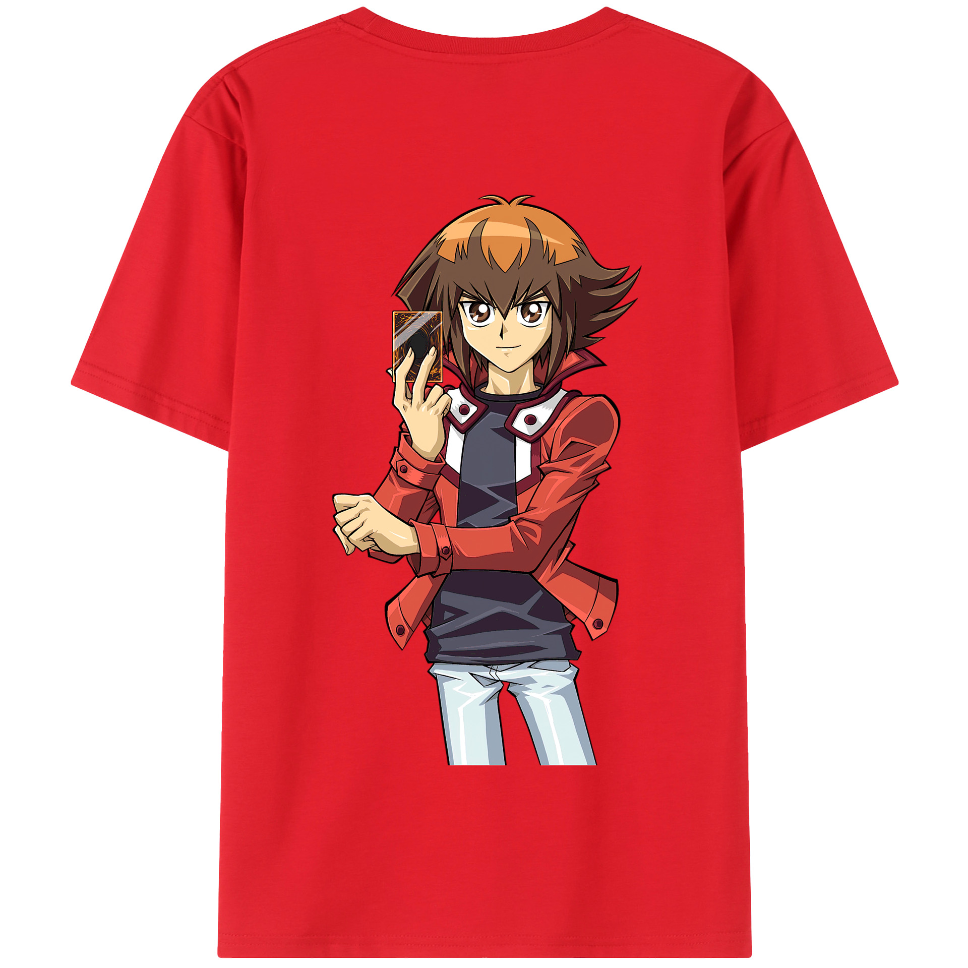 （画像用） 遊☆戯☆王 Yu-Gi-Oh! 綿100％半袖Tシャツ（背面プリント）