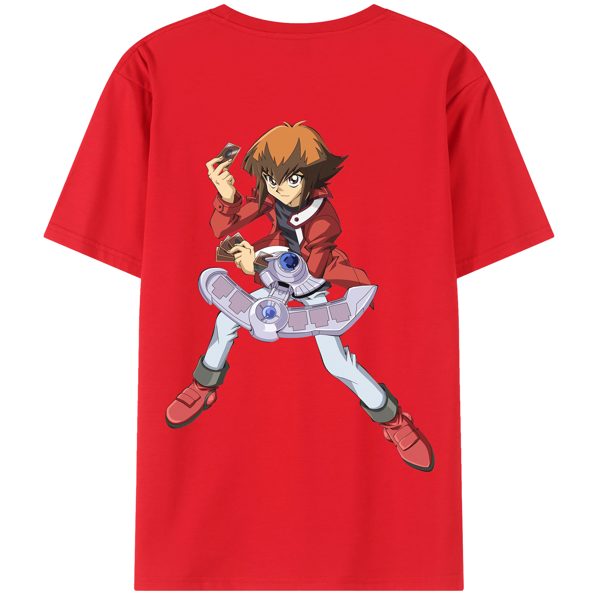（画像用） 遊☆戯☆王 Yu-Gi-Oh! 綿100％半袖Tシャツ（背面プリント）