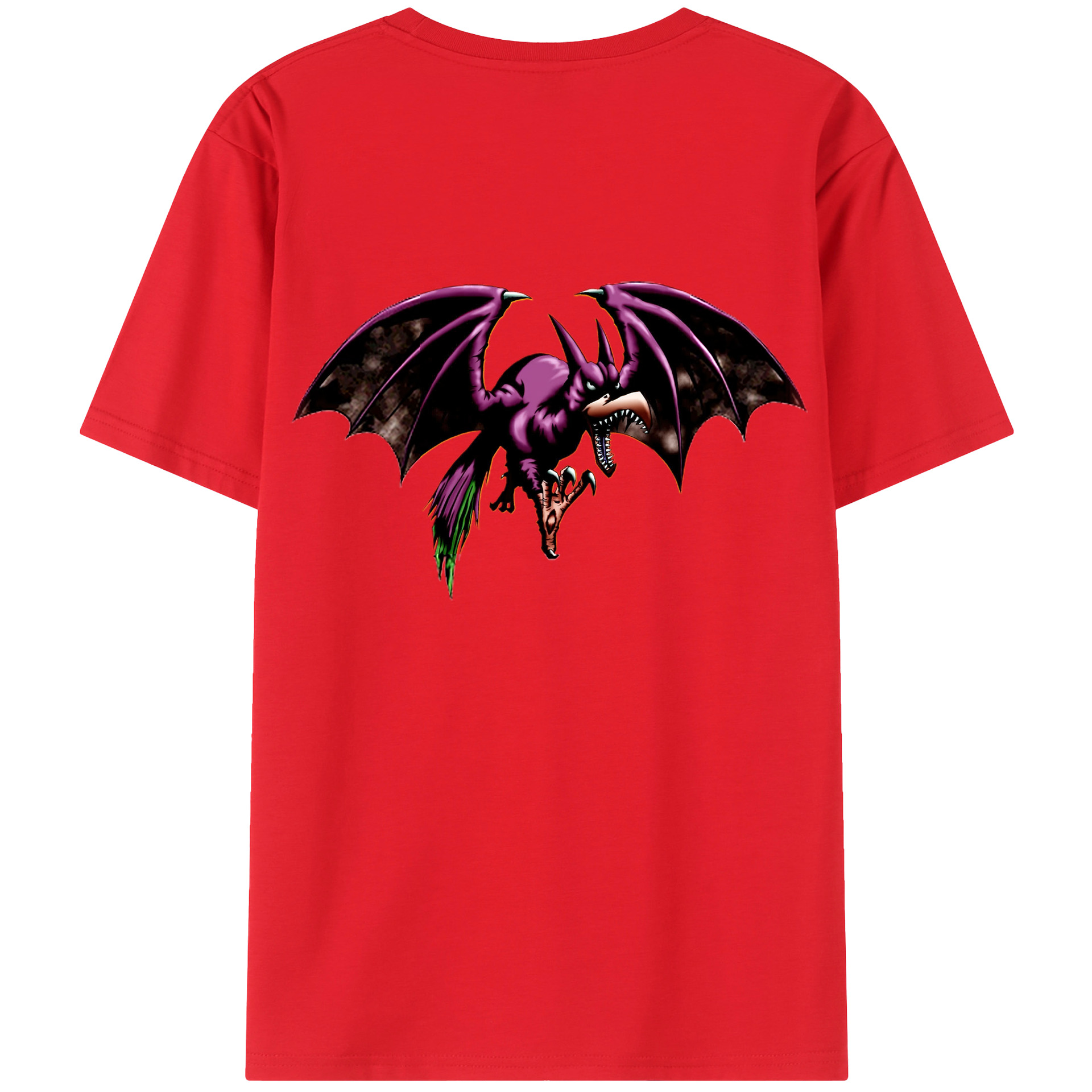 （画像用） 遊☆戯☆王 Yu-Gi-Oh! 綿100％半袖Tシャツ（背面プリント）