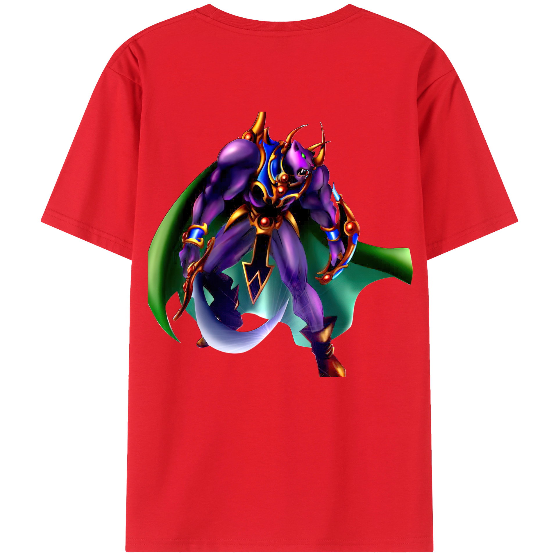 （画像用） 遊☆戯☆王 Yu-Gi-Oh! 綿100％半袖Tシャツ（背面プリント）