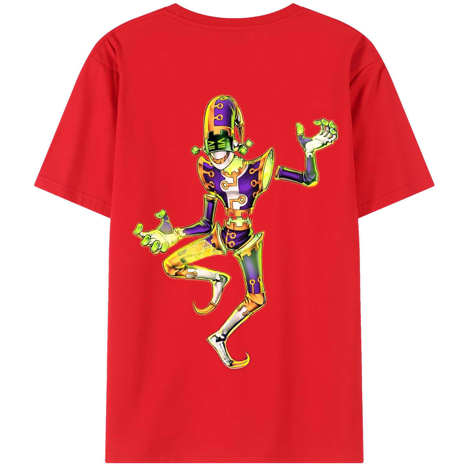 （画像用） 遊☆戯☆王 Yu-Gi-Oh! 綿100％半袖Tシャツ（背面プリント）