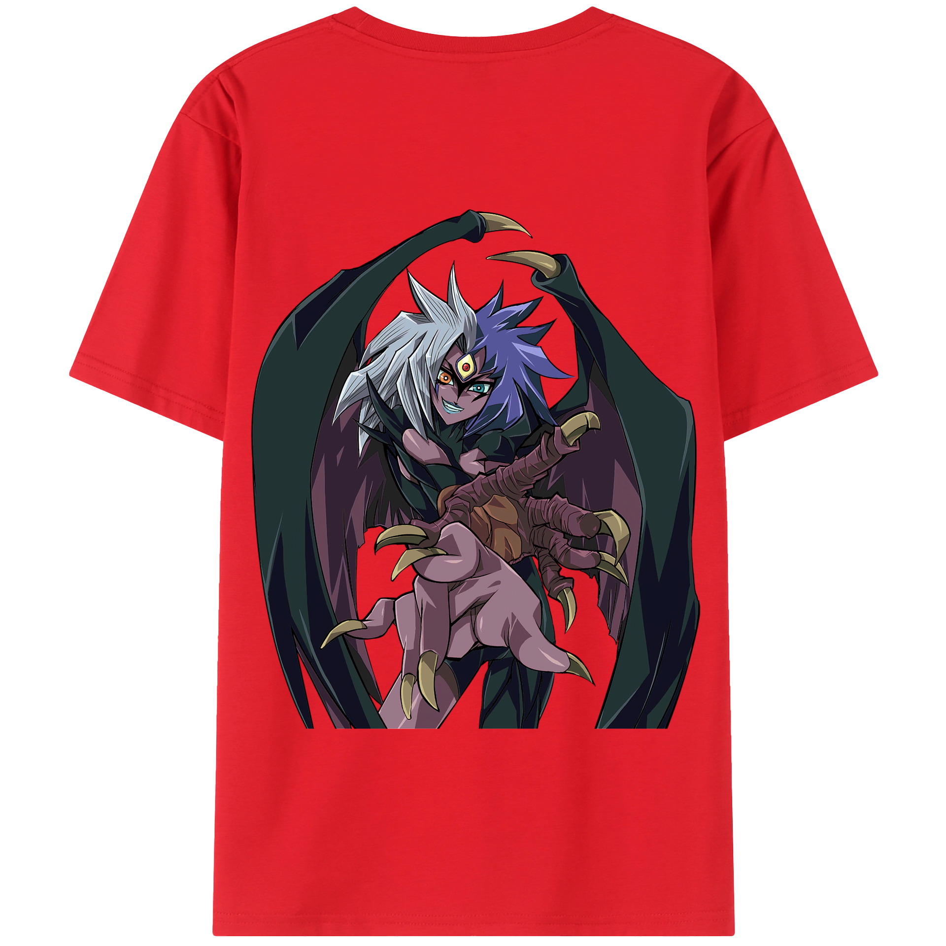 （画像用） 遊☆戯☆王 Yu-Gi-Oh! 綿100％半袖Tシャツ（背面プリント）