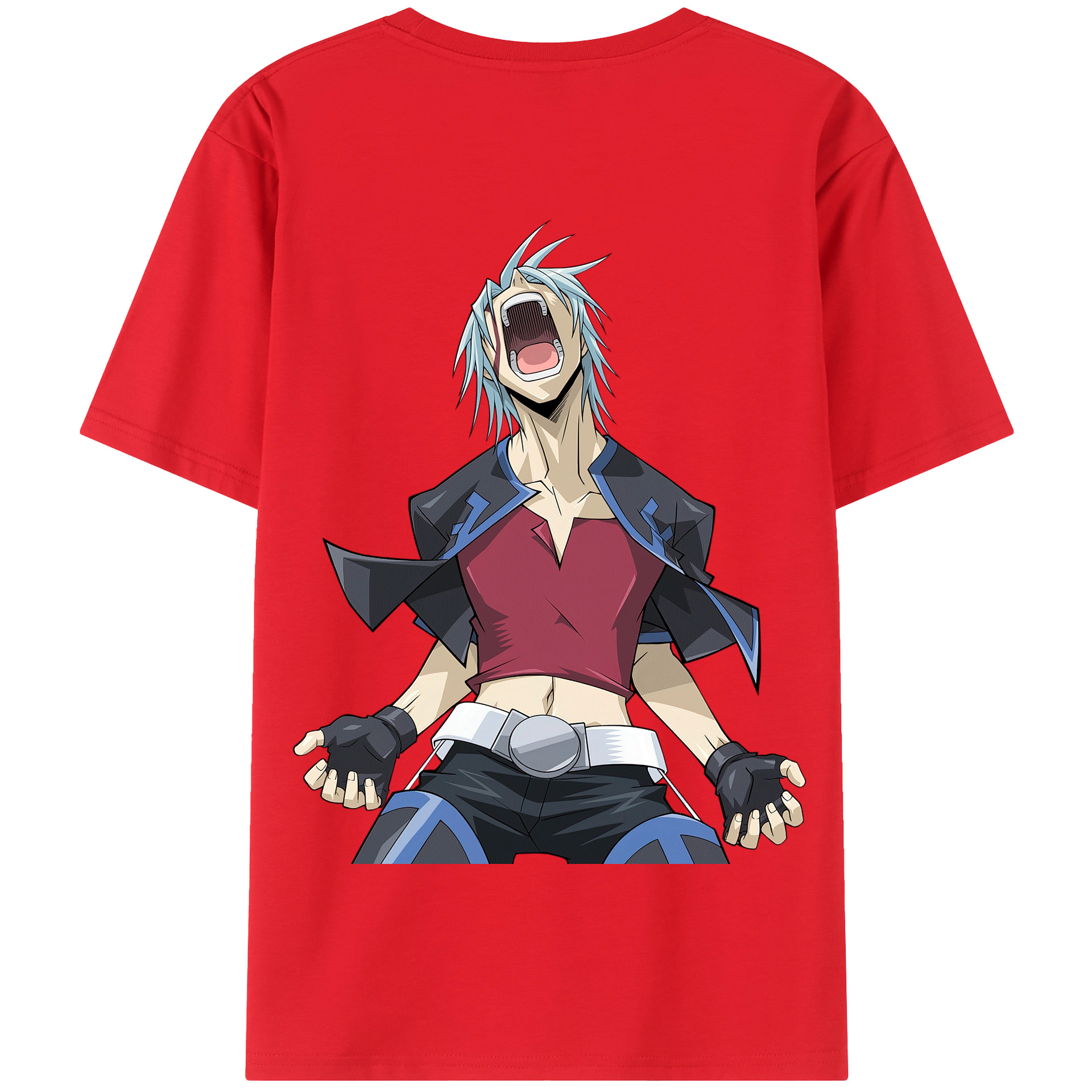 （画像用） 遊☆戯☆王 Yu-Gi-Oh! 綿100％半袖Tシャツ（背面プリント）