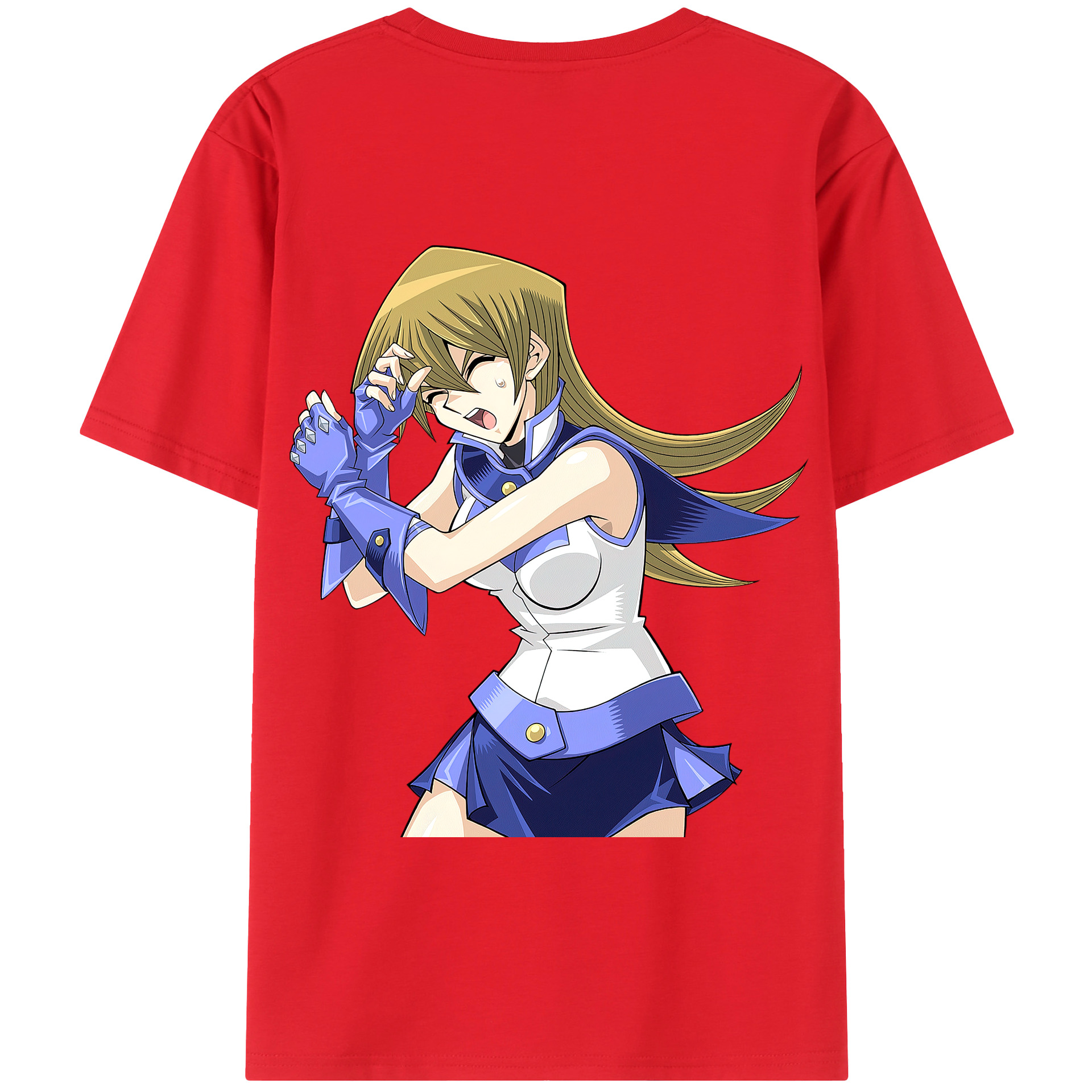 （画像用） 遊☆戯☆王 Yu-Gi-Oh! 綿100％半袖Tシャツ（背面プリント）