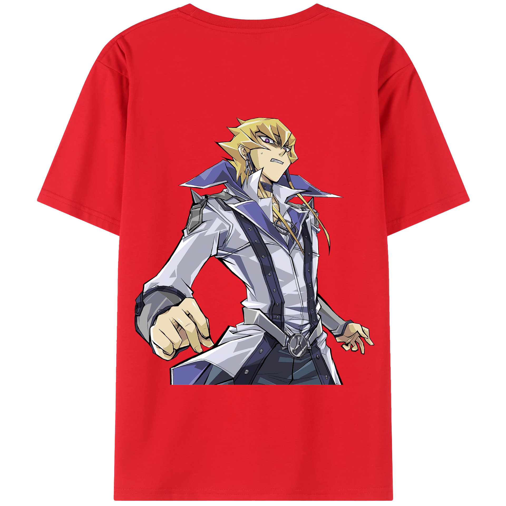 （画像用） 遊☆戯☆王 Yu-Gi-Oh! 綿100％半袖Tシャツ（背面プリント）