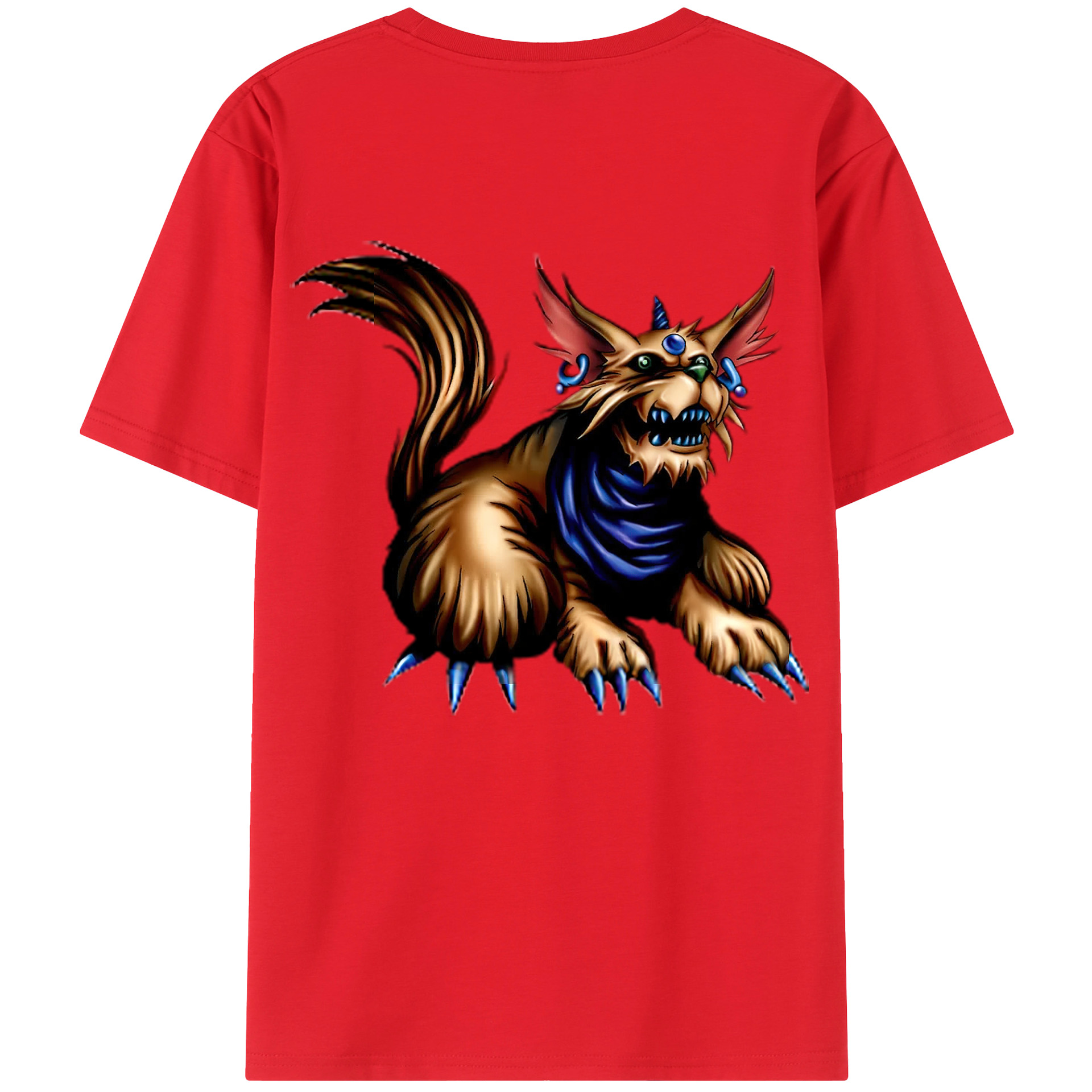 （画像用） 遊☆戯☆王 Yu-Gi-Oh! 綿100％半袖Tシャツ（背面プリント）