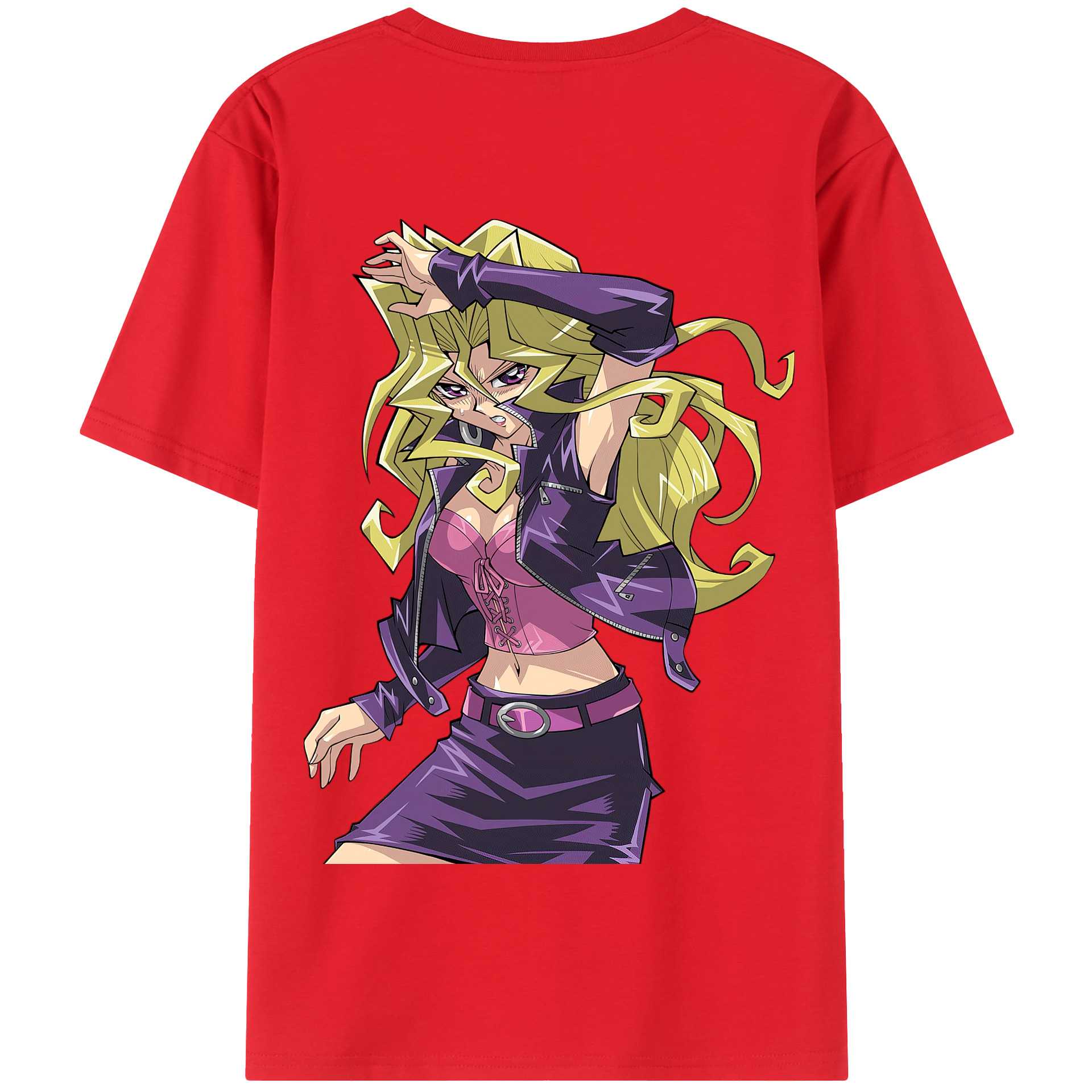 （画像用） 遊☆戯☆王 Yu-Gi-Oh! 綿100％半袖Tシャツ（背面プリント）