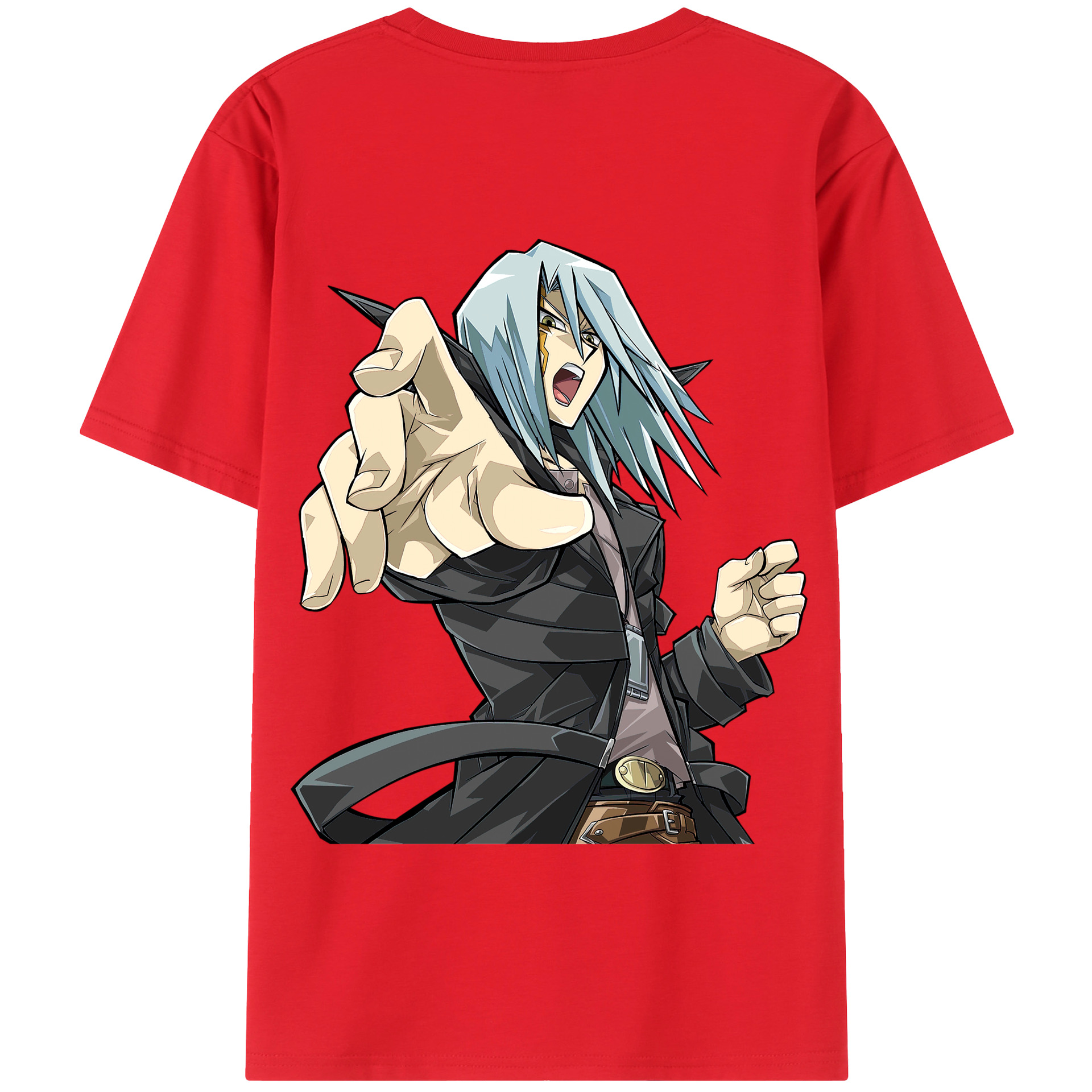 （画像用） 遊☆戯☆王 Yu-Gi-Oh! 綿100％半袖Tシャツ（背面プリント）