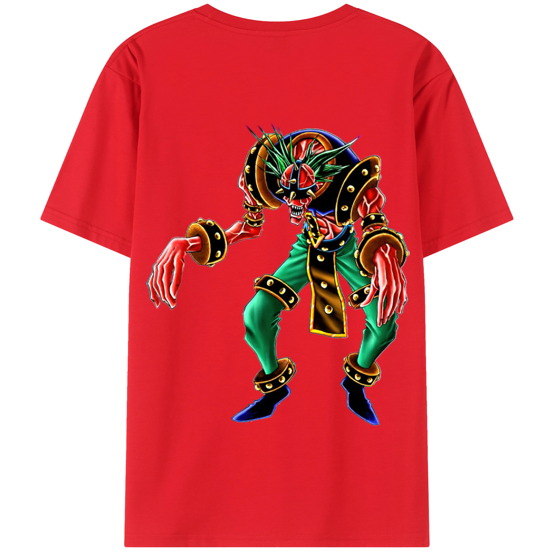 （画像用） 遊☆戯☆王 Yu-Gi-Oh! 綿100％半袖Tシャツ（背面プリント）