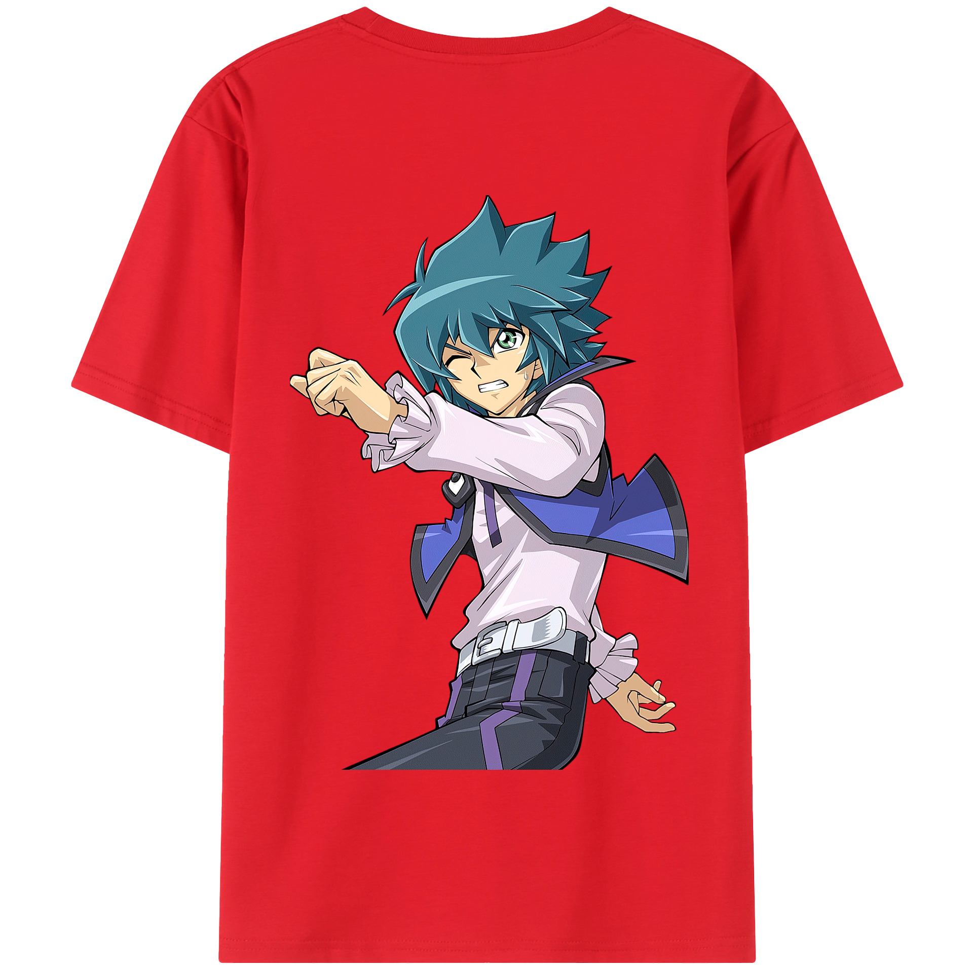 （画像用） 遊☆戯☆王 Yu-Gi-Oh! 綿100％半袖Tシャツ（背面プリント）
