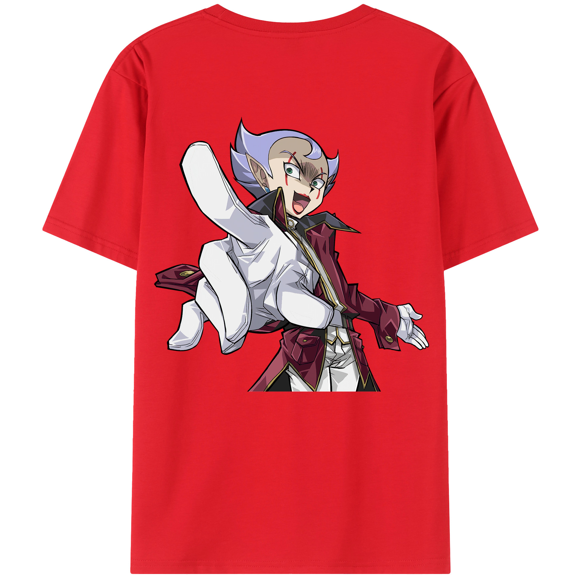 （画像用） 遊☆戯☆王 Yu-Gi-Oh! 綿100％半袖Tシャツ（背面プリント）