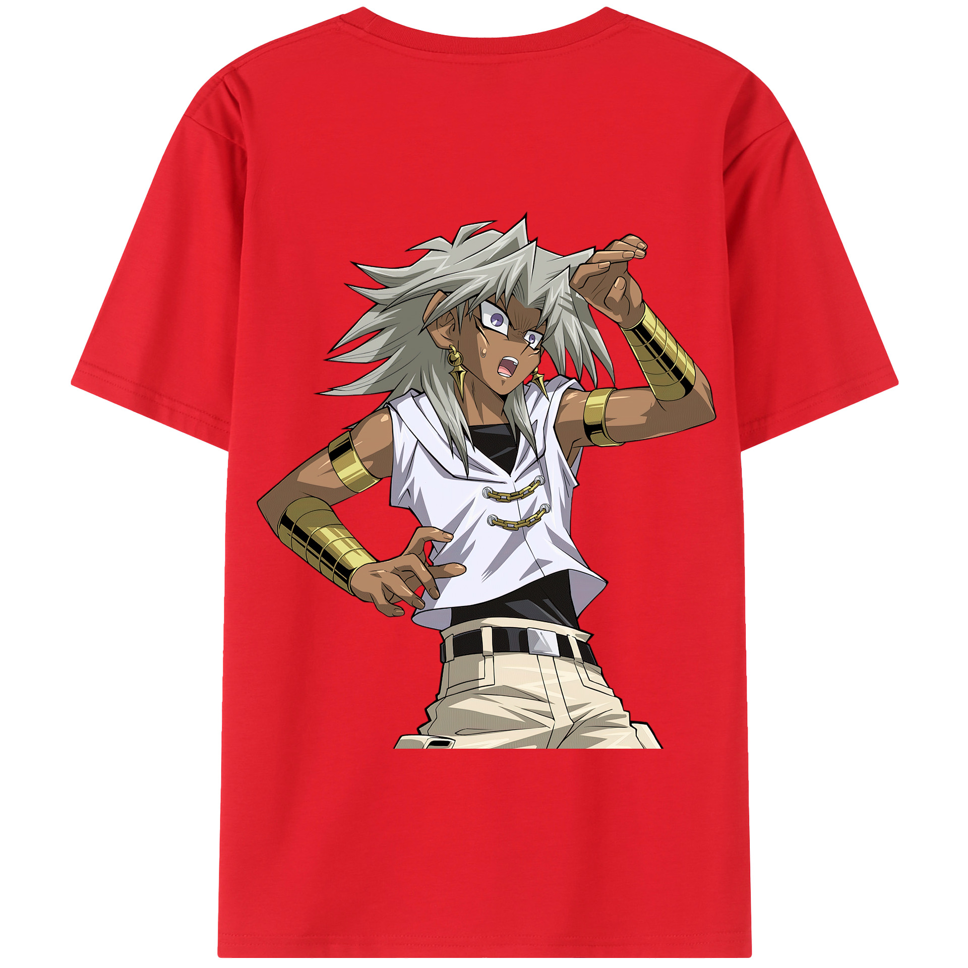 （画像用） 遊☆戯☆王 Yu-Gi-Oh! 綿100％半袖Tシャツ（背面プリント）
