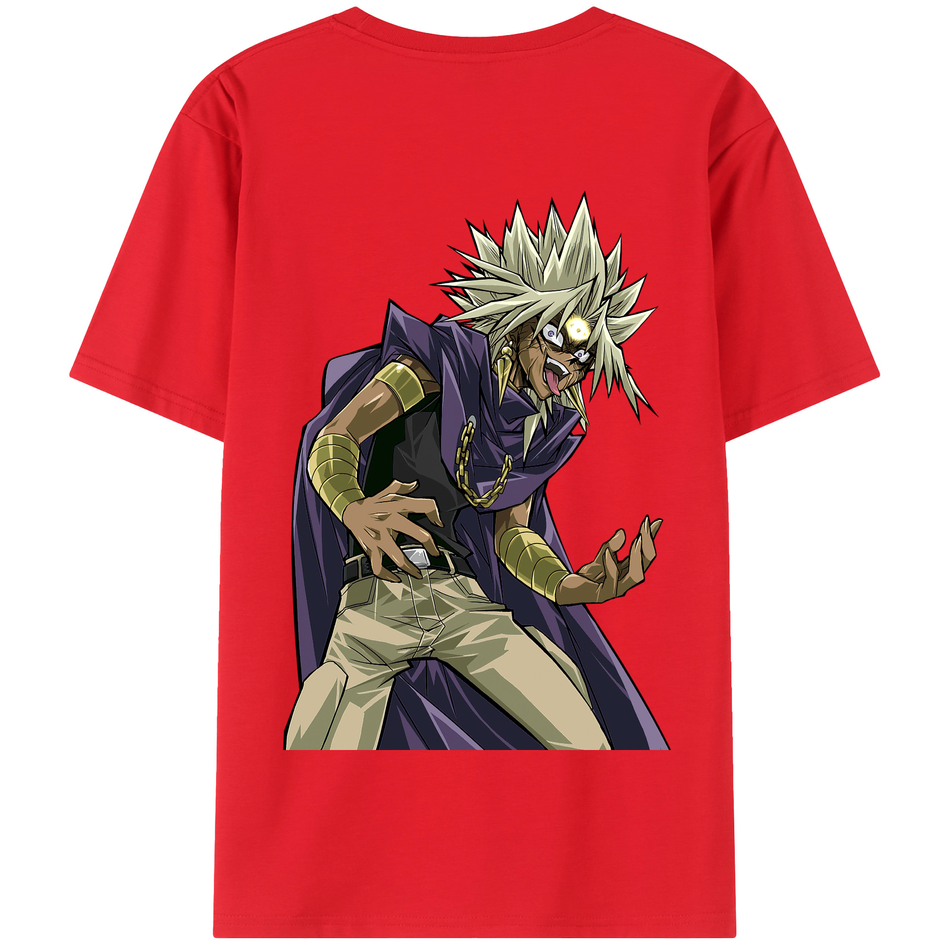 （画像用） 遊☆戯☆王 Yu-Gi-Oh! 綿100％半袖Tシャツ（背面プリント）