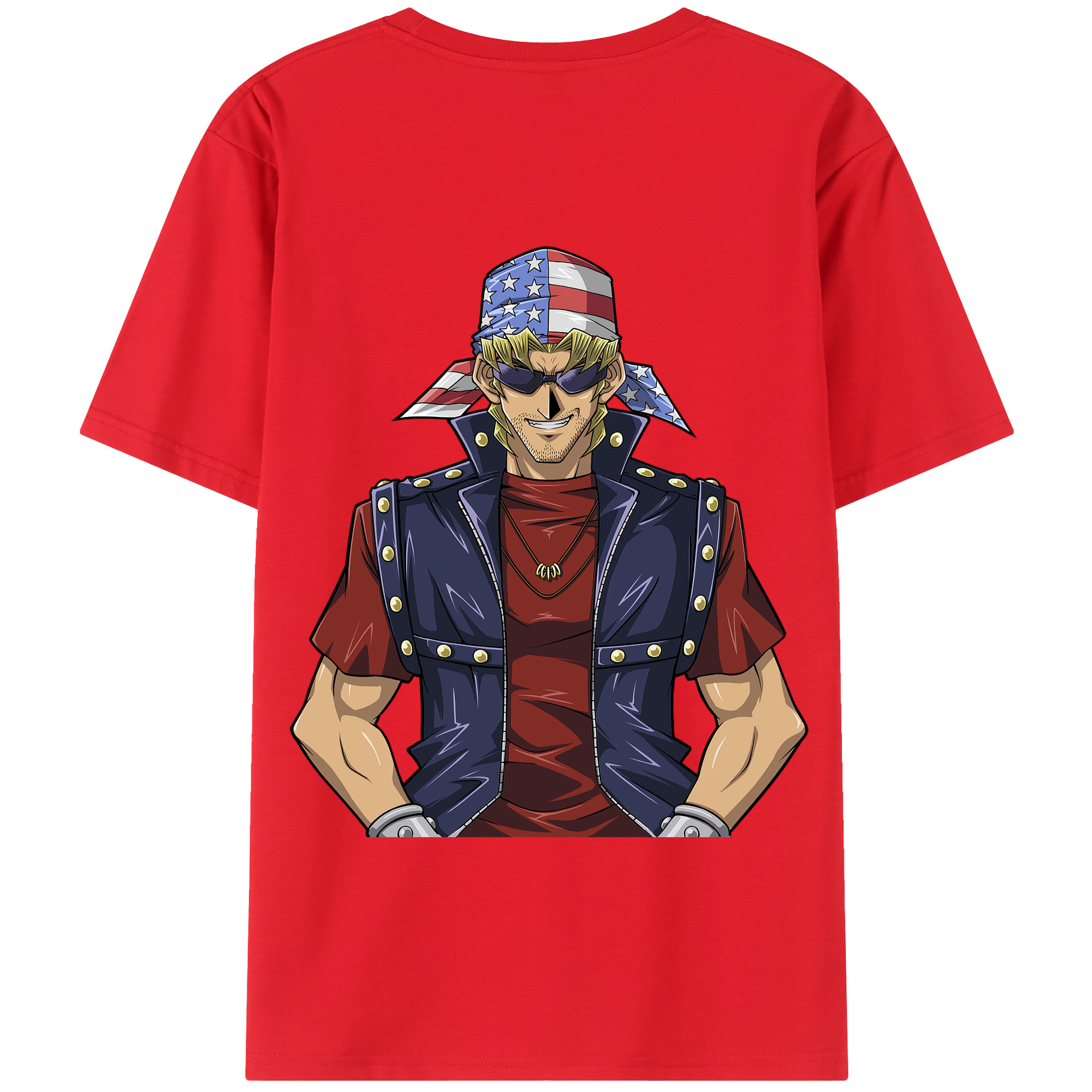 （画像用） 遊☆戯☆王 Yu-Gi-Oh! 綿100％半袖Tシャツ（背面プリント）