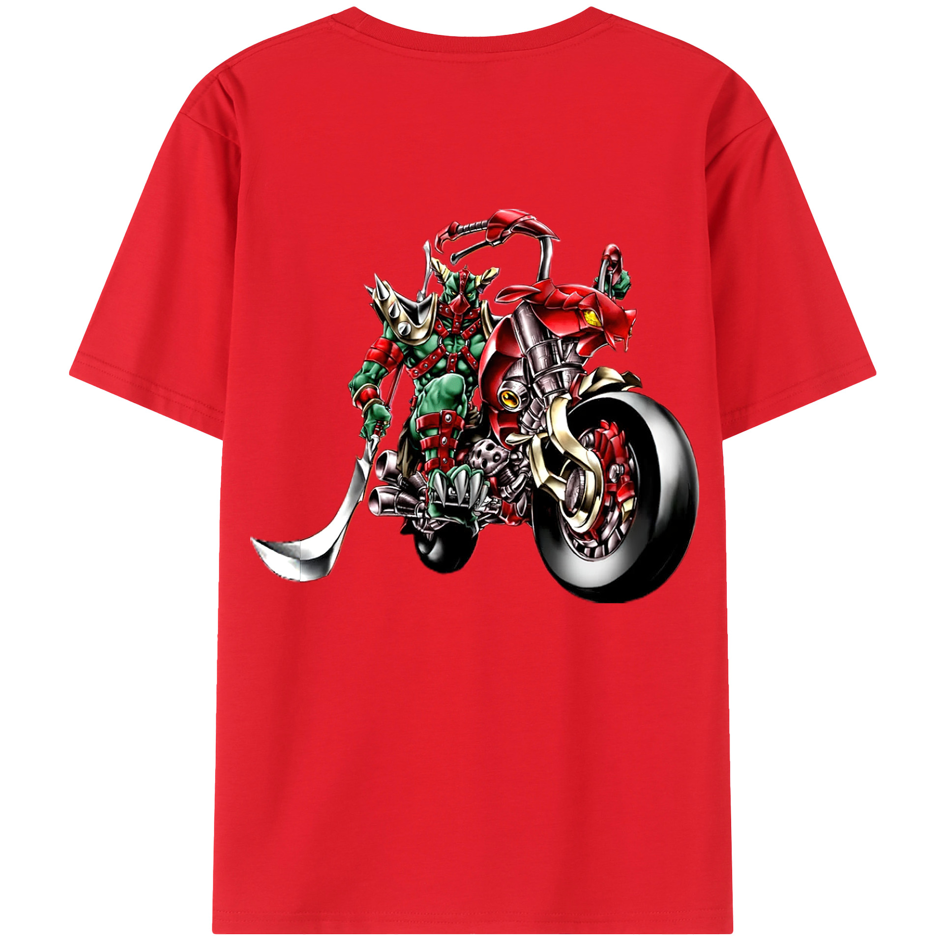 （画像用） 遊☆戯☆王 Yu-Gi-Oh! 綿100％半袖Tシャツ（背面プリント）