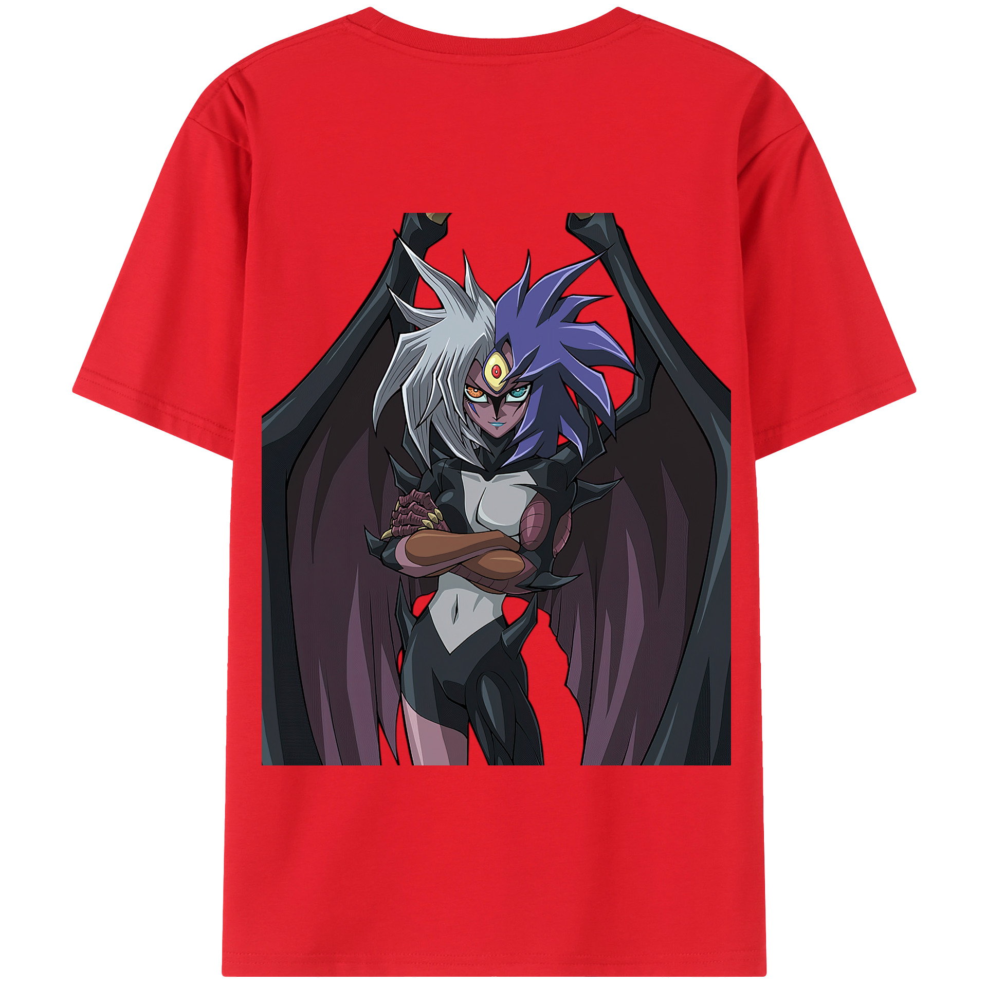 （画像用） 遊☆戯☆王 Yu-Gi-Oh! 綿100％半袖Tシャツ（背面プリント）