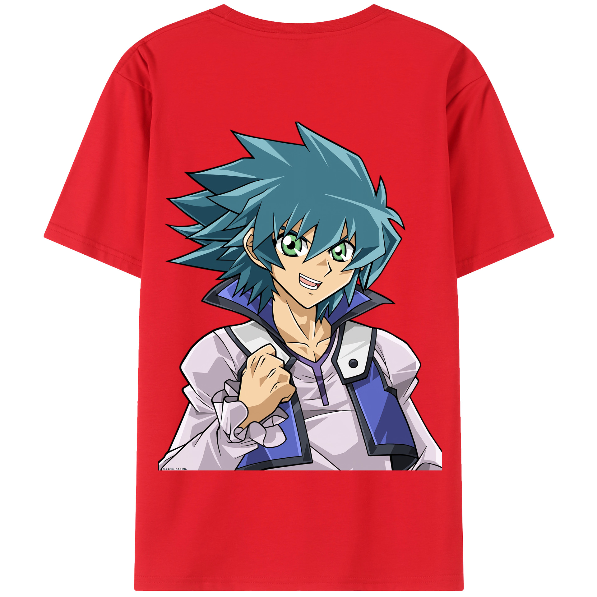 （画像用） 遊☆戯☆王 Yu-Gi-Oh! 綿100％半袖Tシャツ（背面プリント）