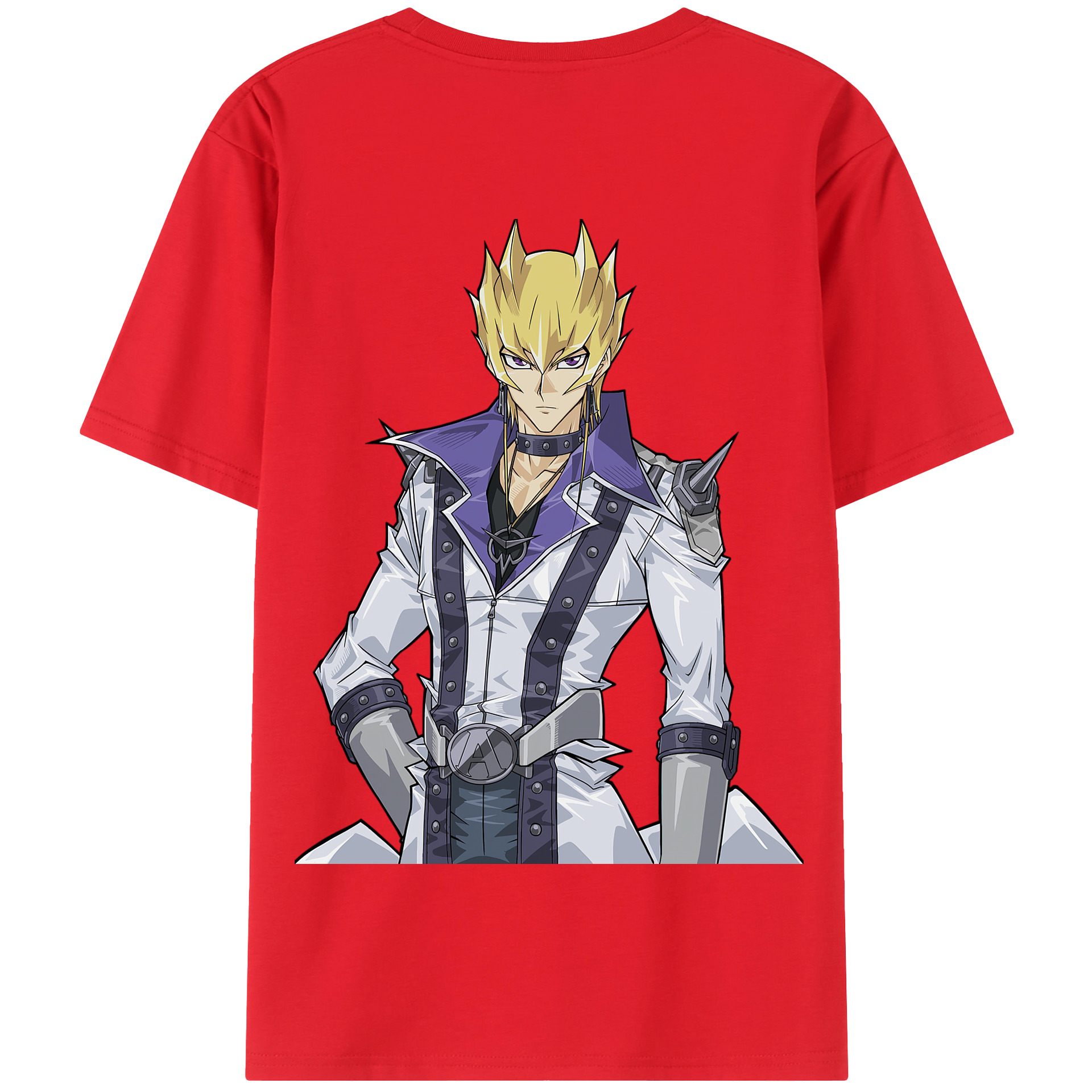 （画像用） 遊☆戯☆王 Yu-Gi-Oh! 綿100％半袖Tシャツ（背面プリント）