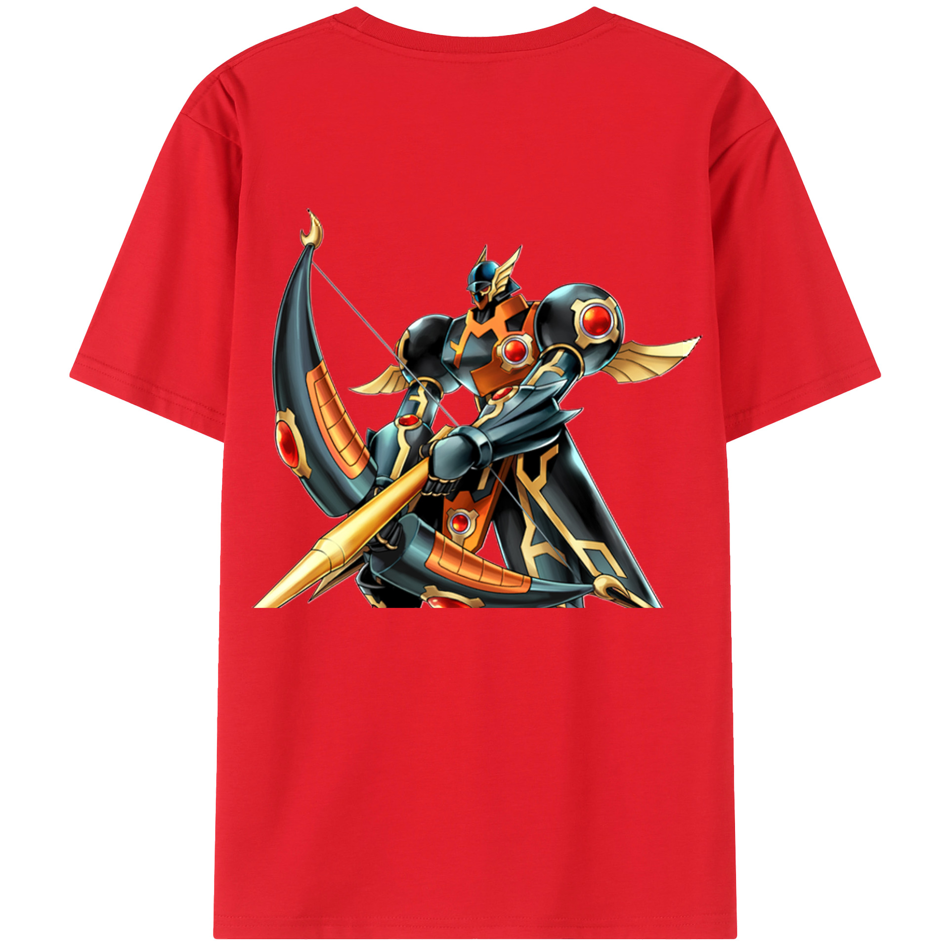 （画像用） 遊☆戯☆王 Yu-Gi-Oh! 綿100％半袖Tシャツ（背面プリント）