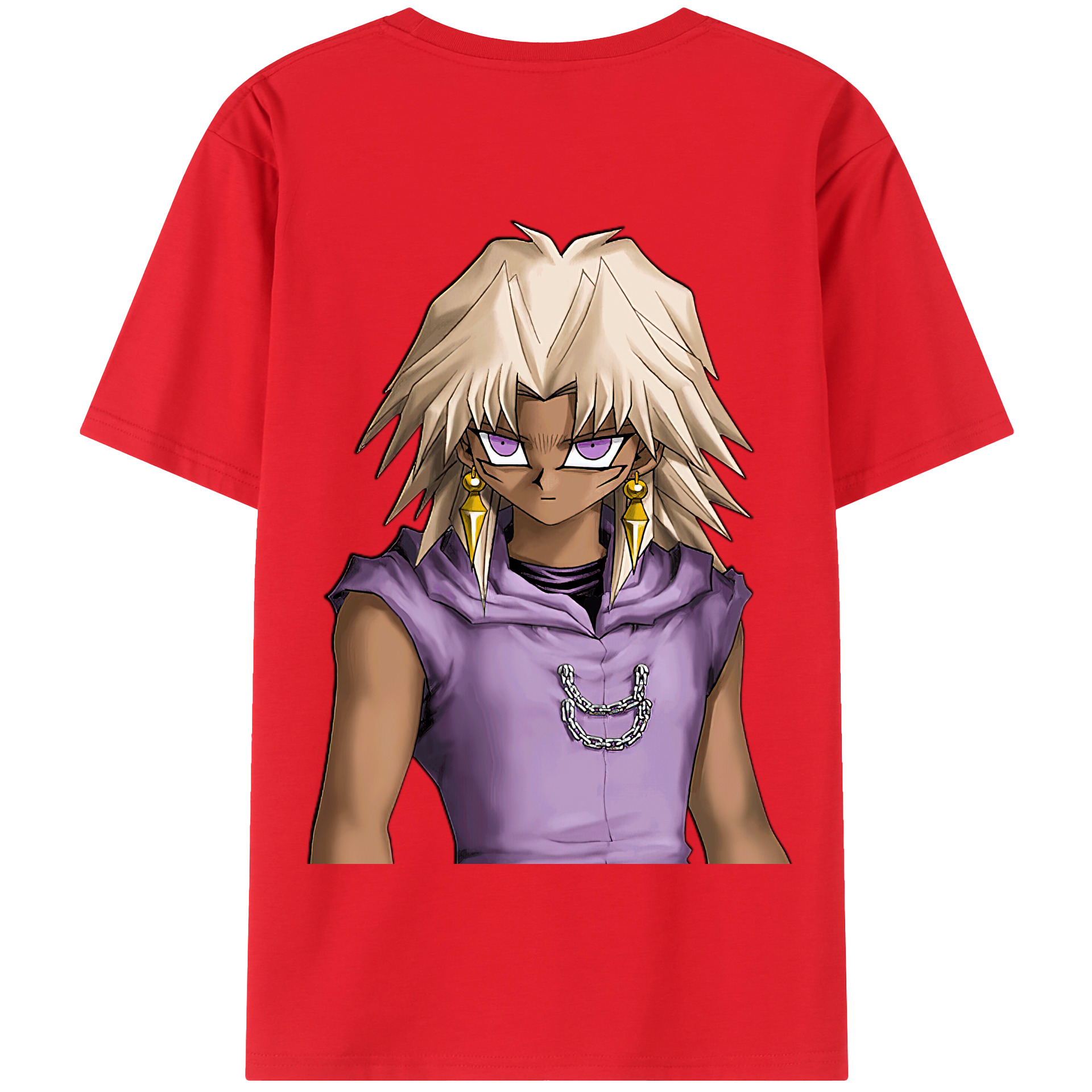 （画像用） 遊☆戯☆王 Yu-Gi-Oh! 綿100％半袖Tシャツ（背面プリント）