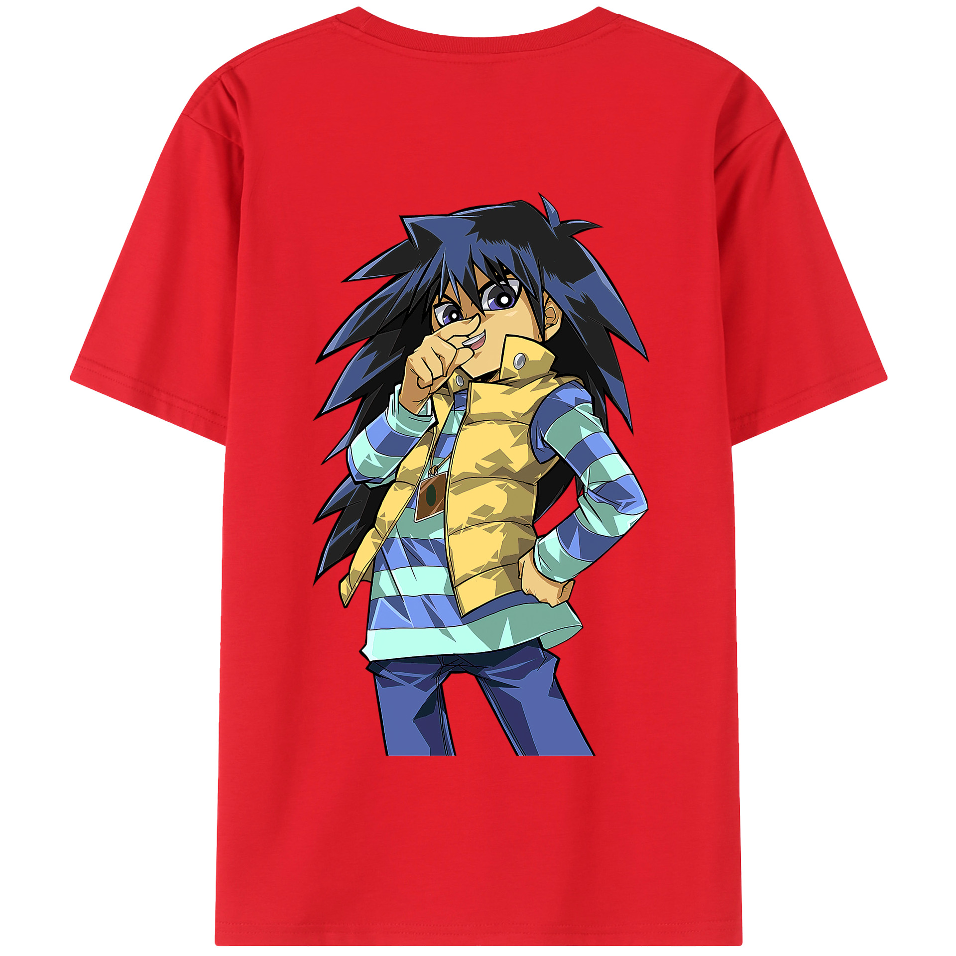 遊☆戯☆王 Yu-Gi-Oh! 綿100％半袖Tシャツ（背面プリント）