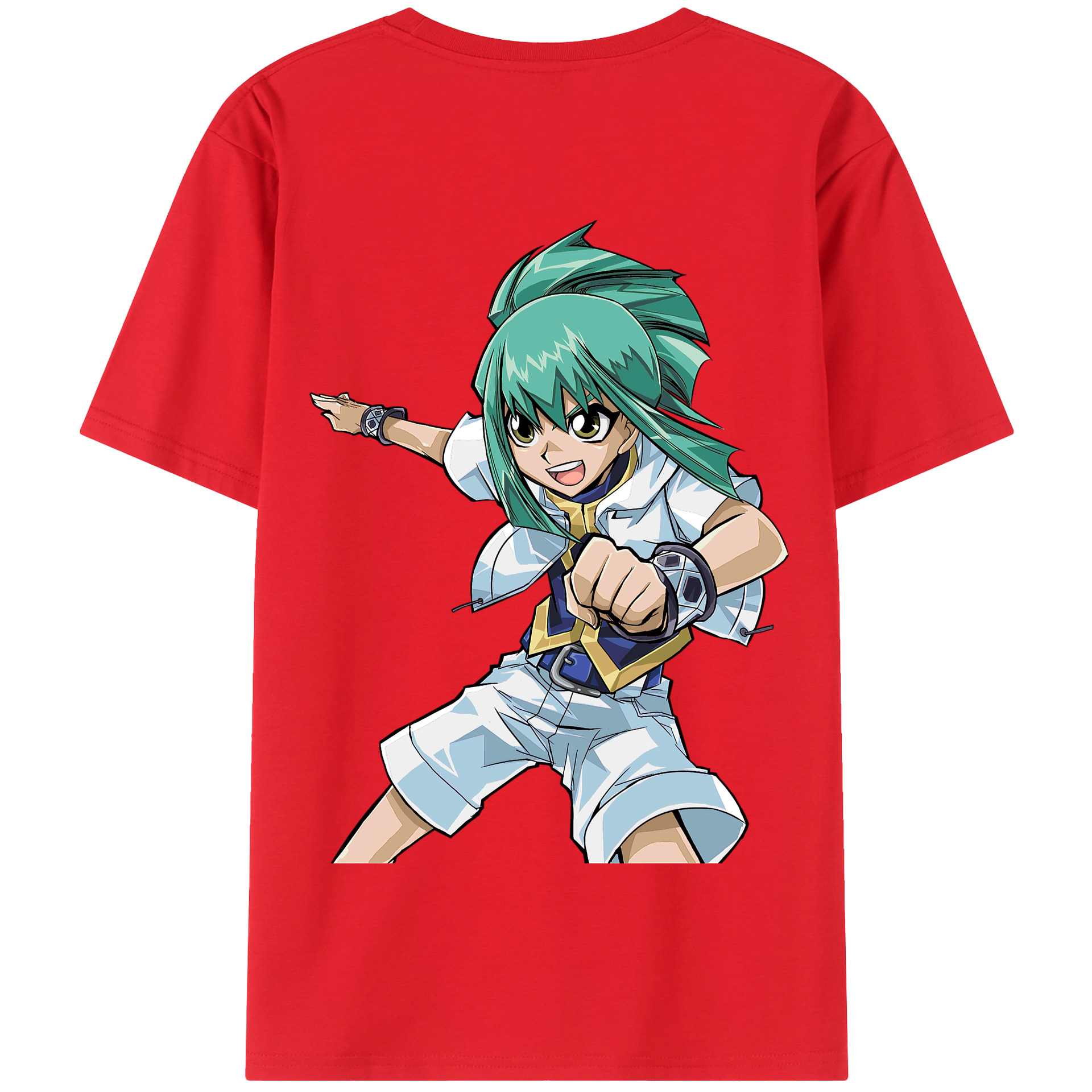 （画像用） 遊☆戯☆王 Yu-Gi-Oh! 綿100％半袖Tシャツ（背面プリント）