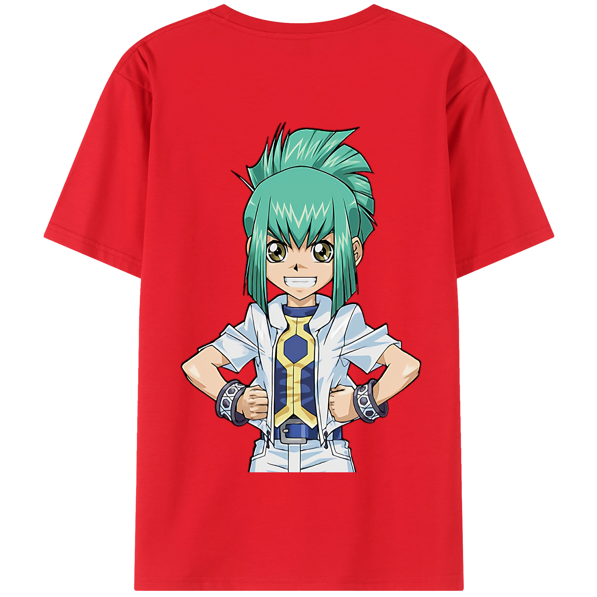 （画像用） 遊☆戯☆王 Yu-Gi-Oh! 綿100％半袖Tシャツ（背面プリント）